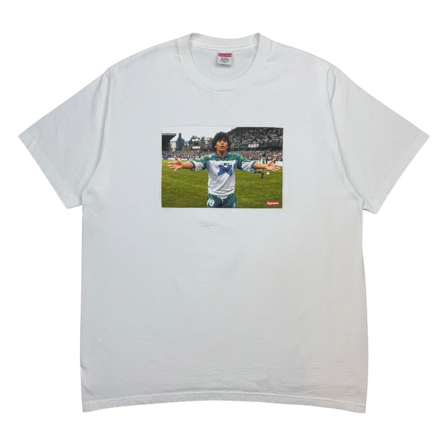 Supreme Maradona Tee White