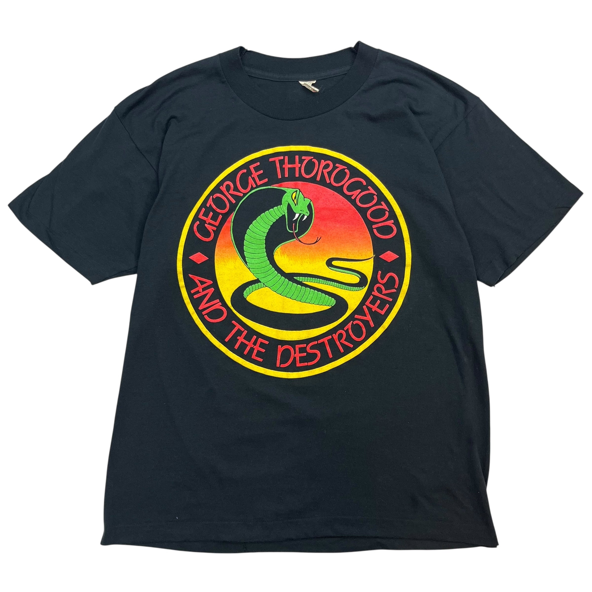 1990 George Thorogood Tour Tee Black