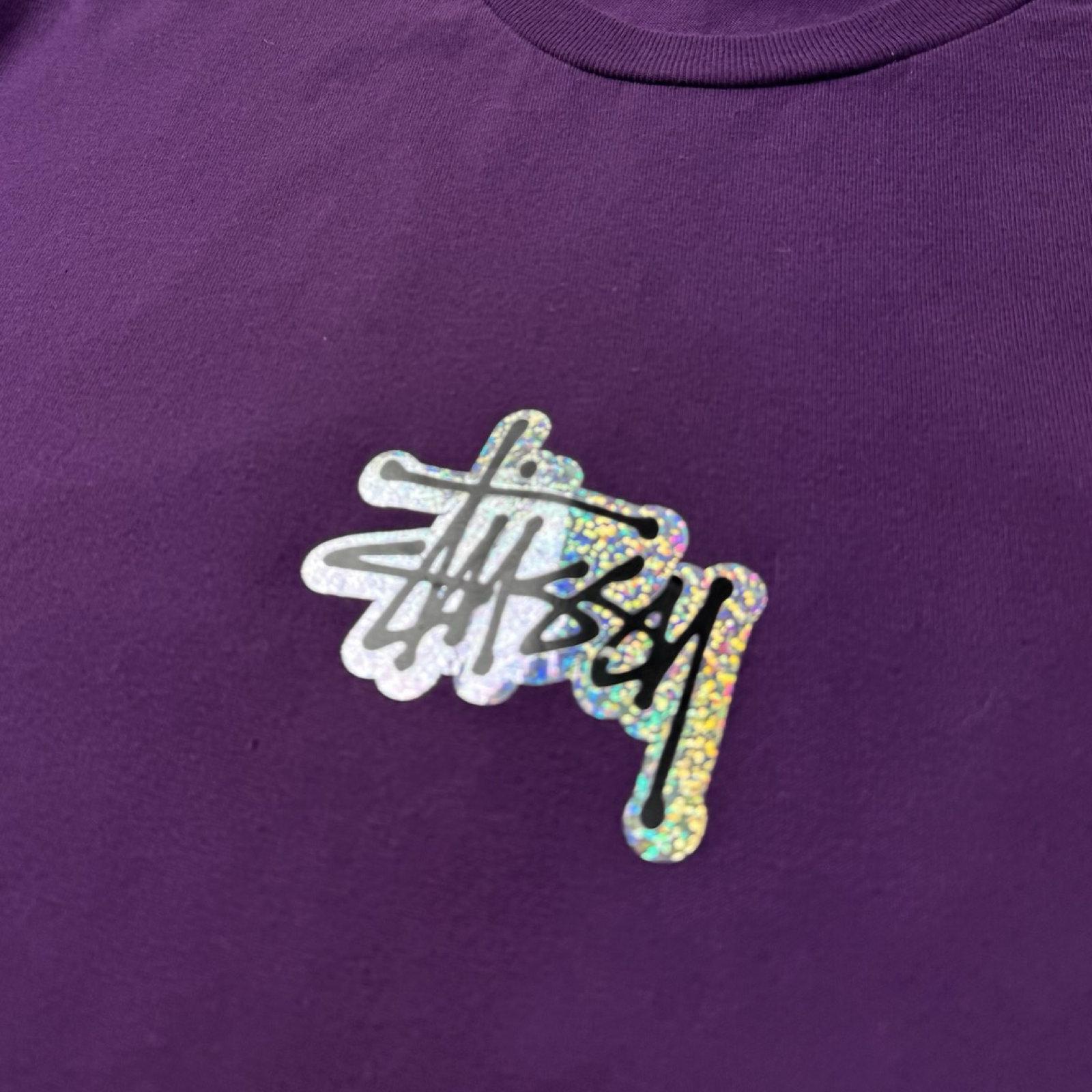 Stussy Plaqued T-Shirt Purple