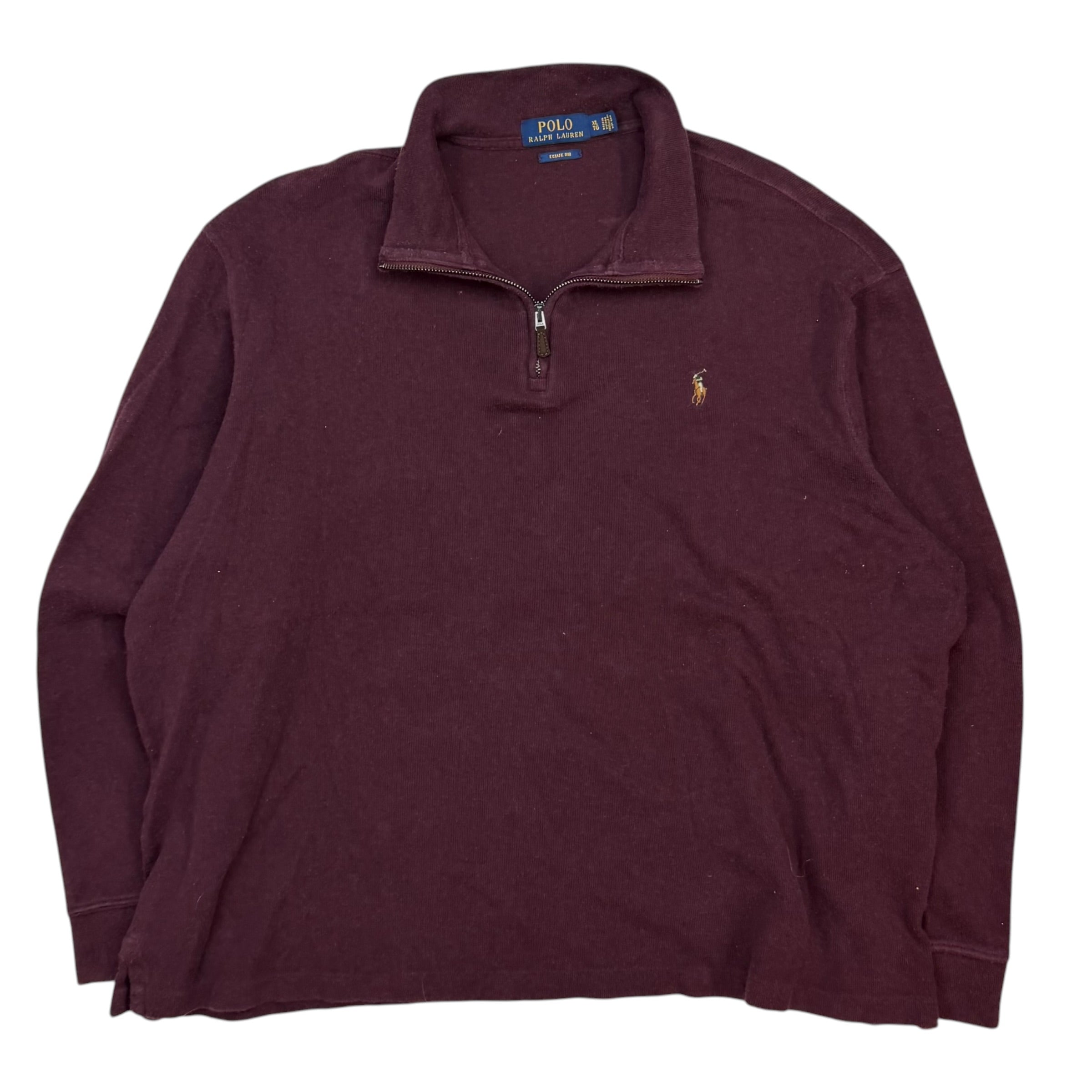 Vintage Polo Ralph Lauren Quarter Zip Burgundy
