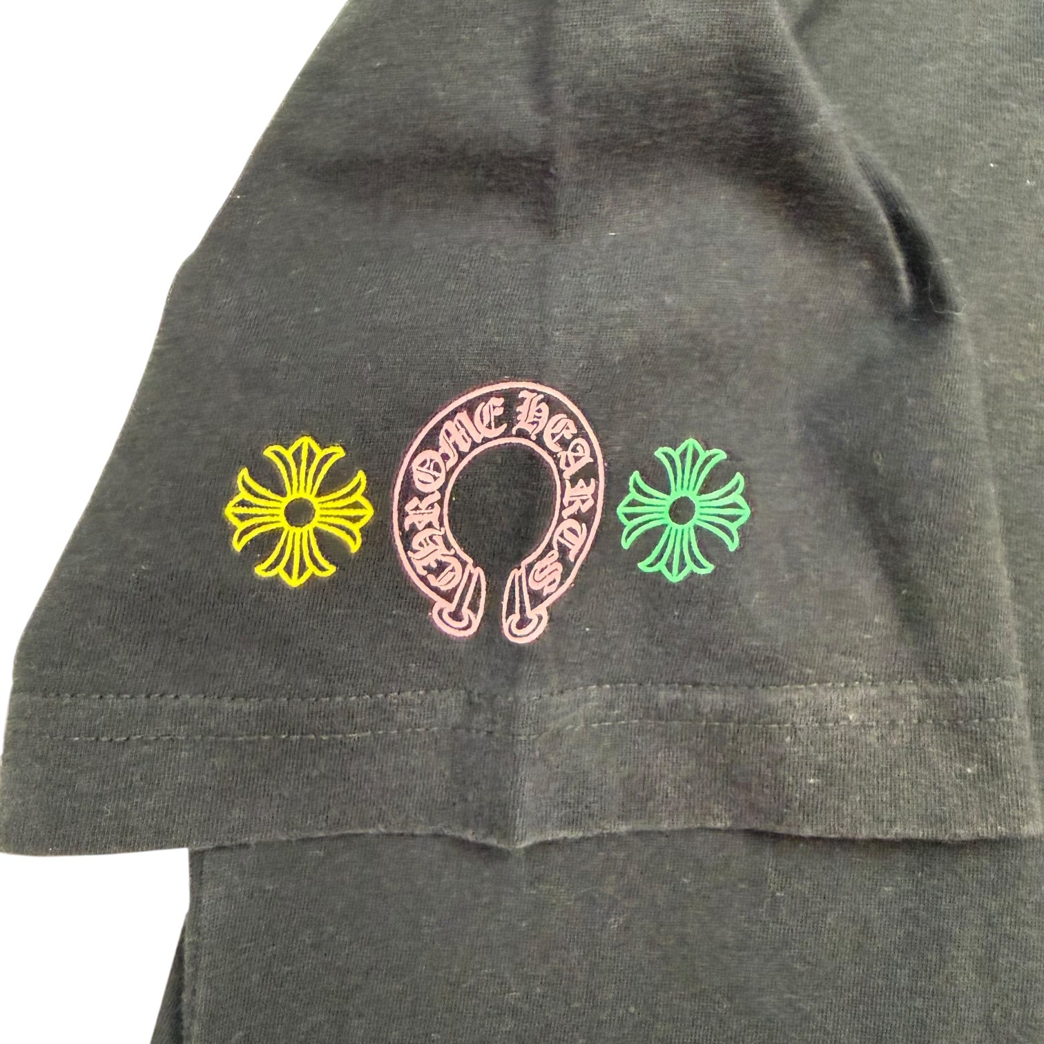 Chrome Hearts Cross Cemetery Tee Black/Multicolour