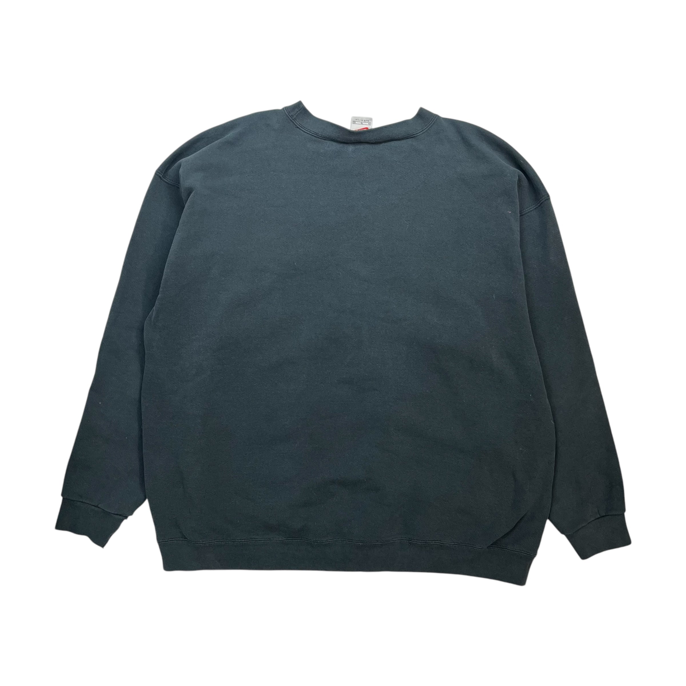 Vintage Nike Chainstitch Swoosh Crewneck Black