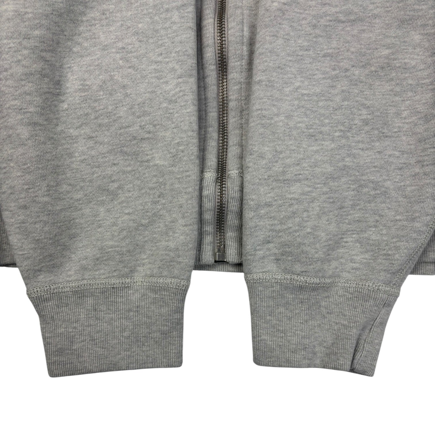 Vintage Y2K Billabong Logo Full-Zip Hoodie Grey