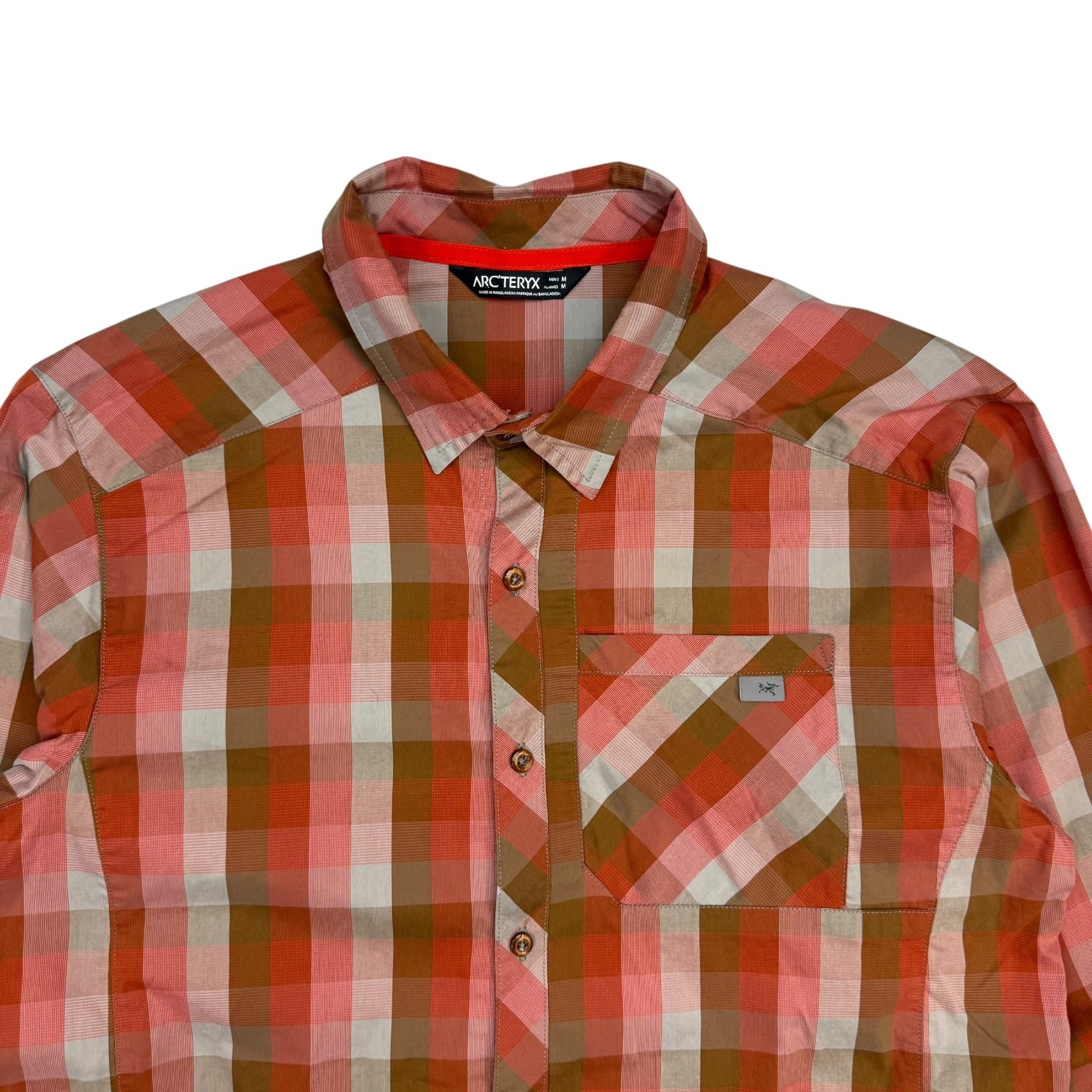 Arc’teryx Peakline Button Up Shirt Orange/Green