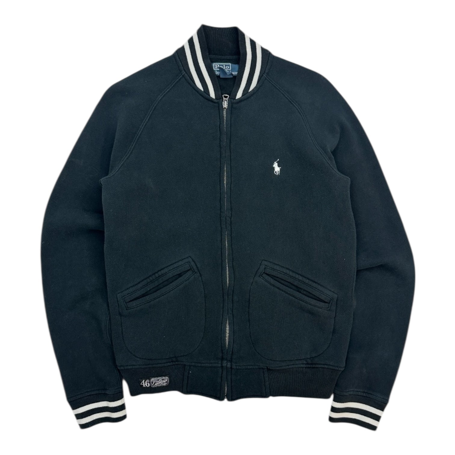 Vintage Polo Ralph Lauren Cotton Bomber Navy