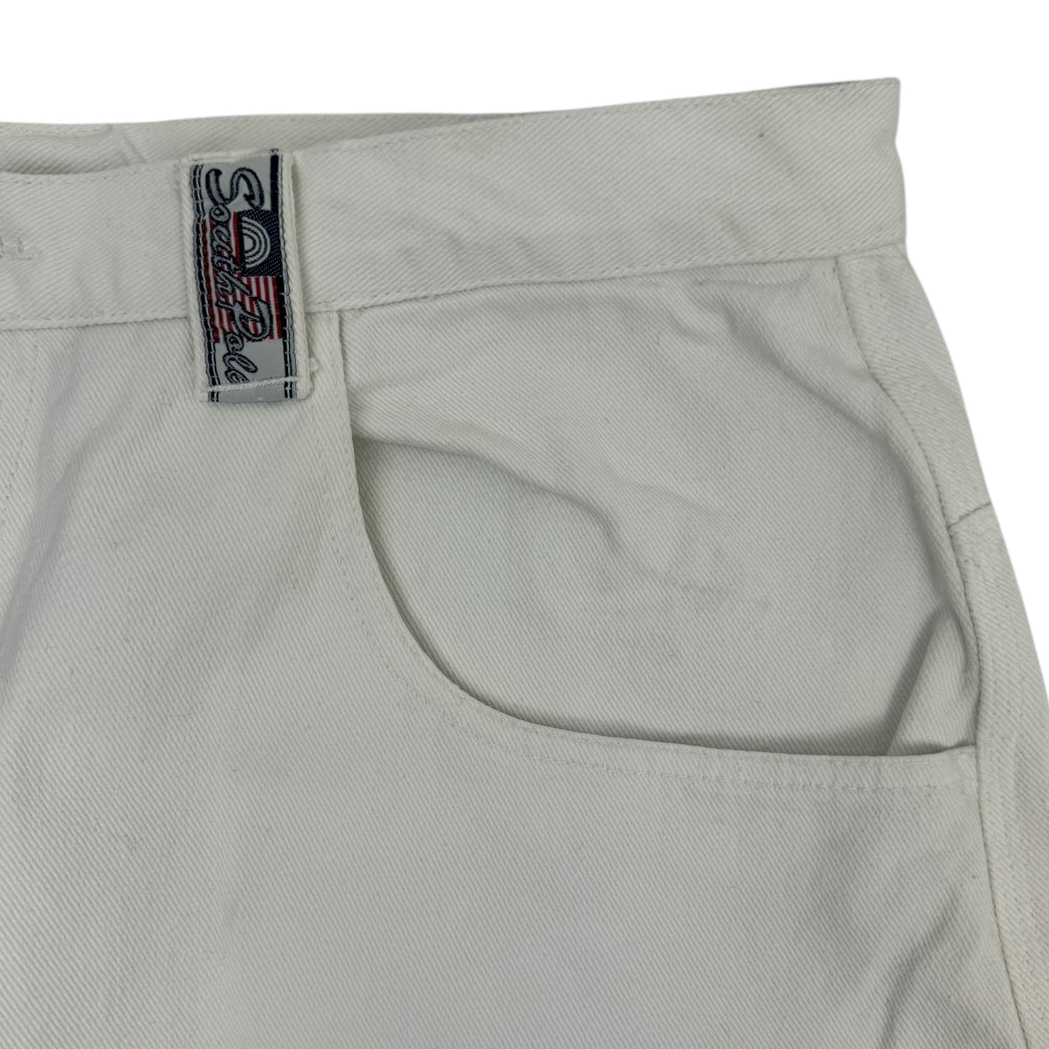 Vintage Y2K Southpole Baggy Carpenter Pant White