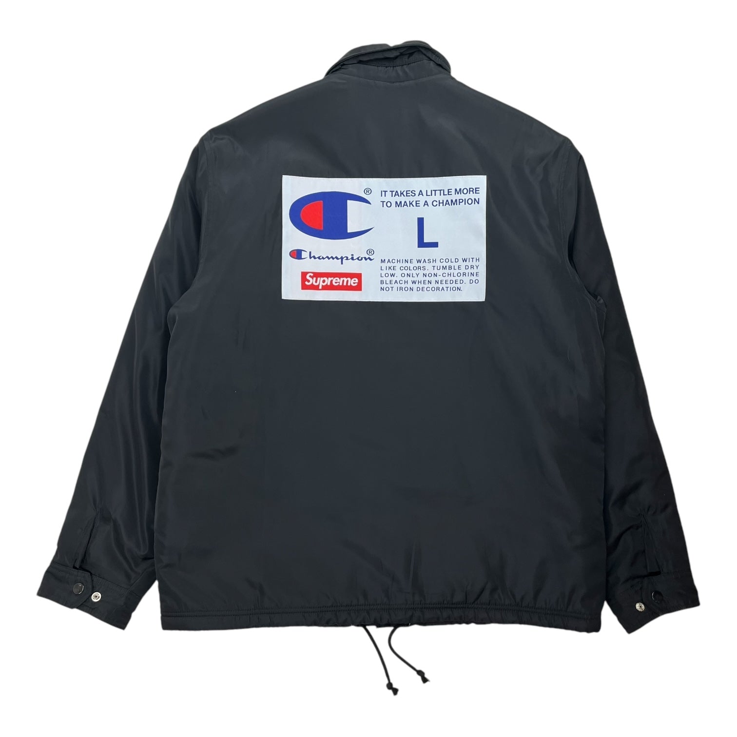 Supreme Champion Lined Coaches Jacket Black