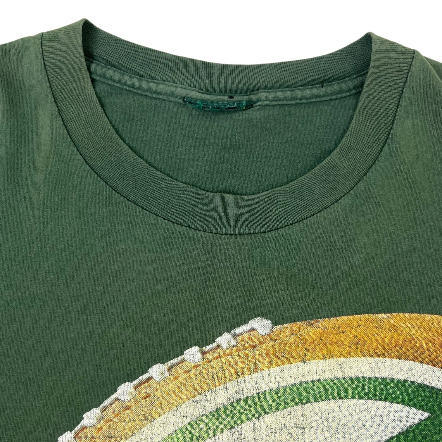 Vintage 1995 Green Bay Packers Logo 7 T-Shirt Green