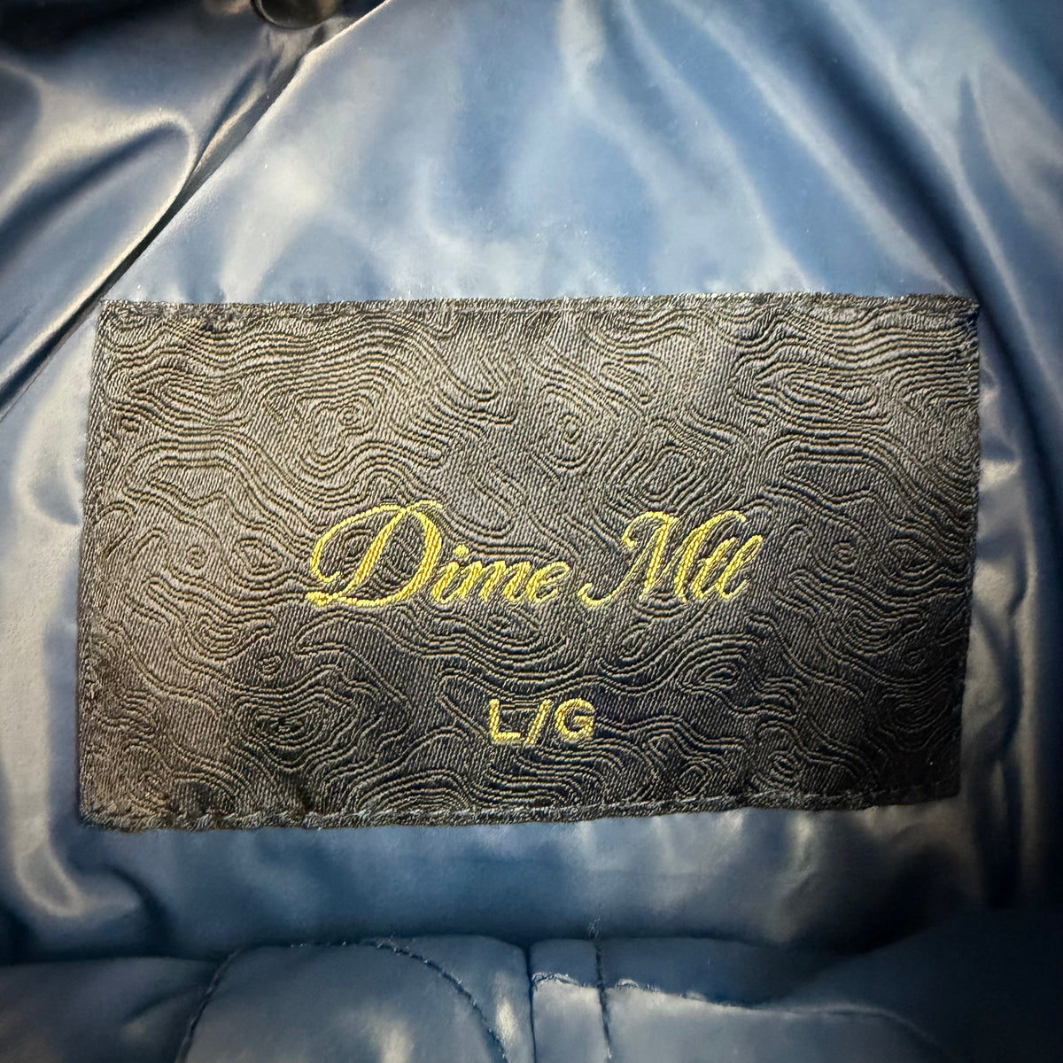Dime MTL Wavy Puffer Blue