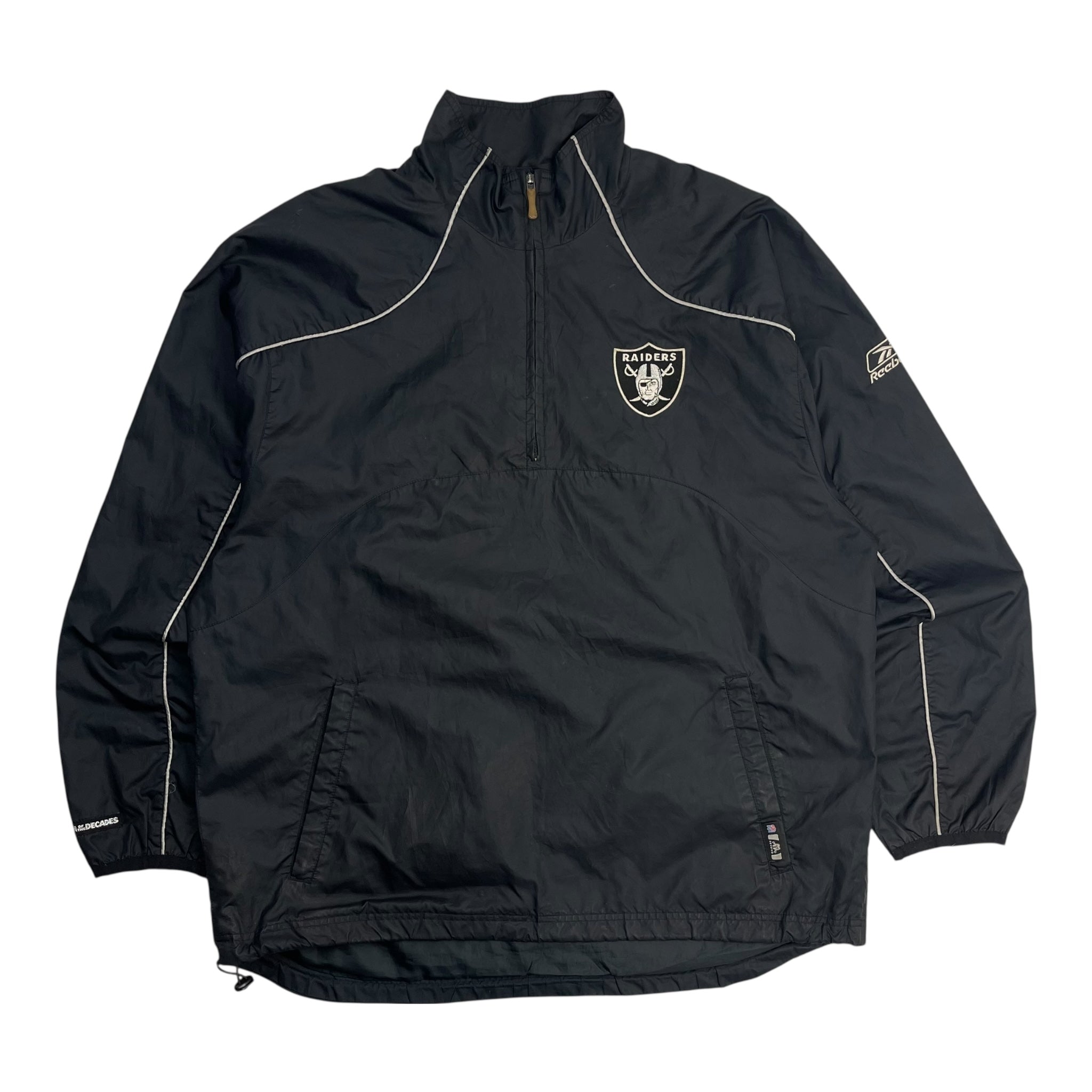 Vintage Raiders On Field Reebok Jacket Black
