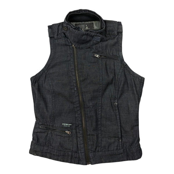 (W) G-Star Raw Denim Vest Dark Wash
