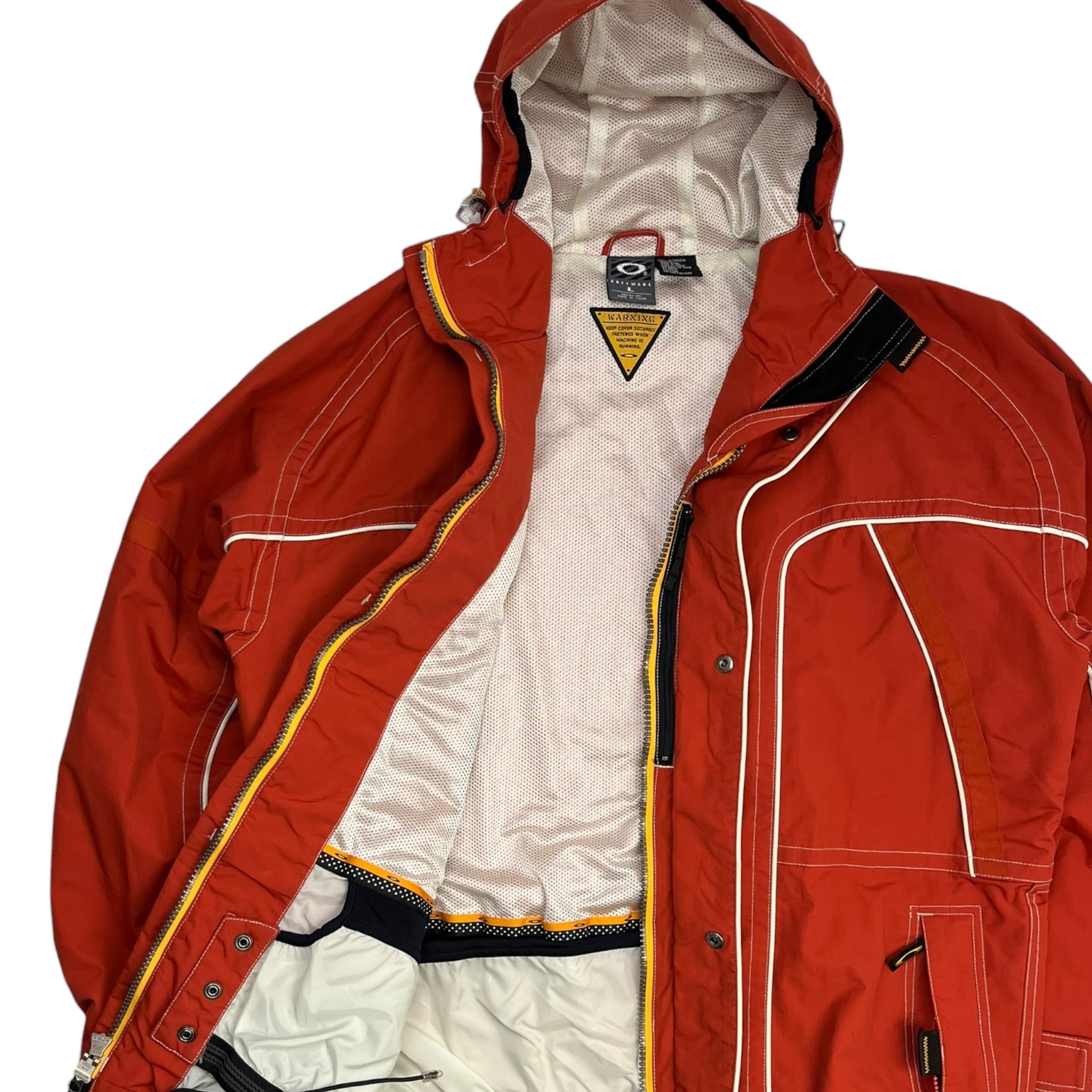 Vintage Oakley Software Snowboarding Jacket Burnt Orange