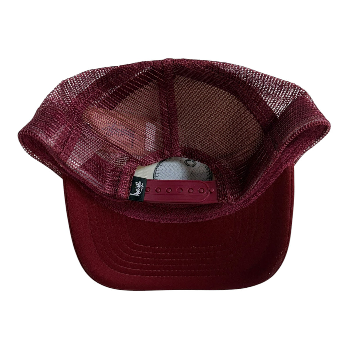 Stussy 8ball Trucker Snapback Red