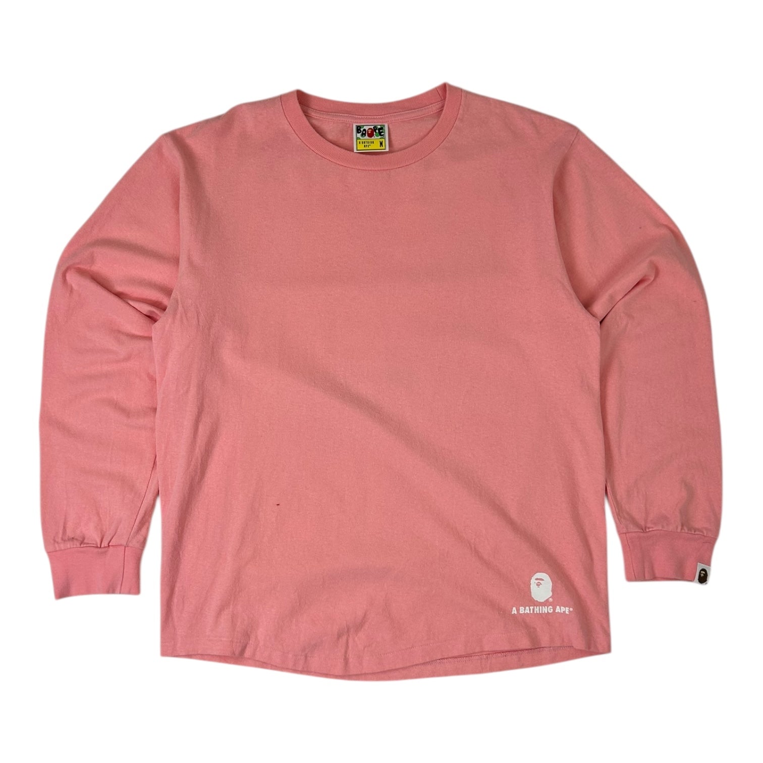 Bape Apes Together Strong Long Sleeve Shirt Pink