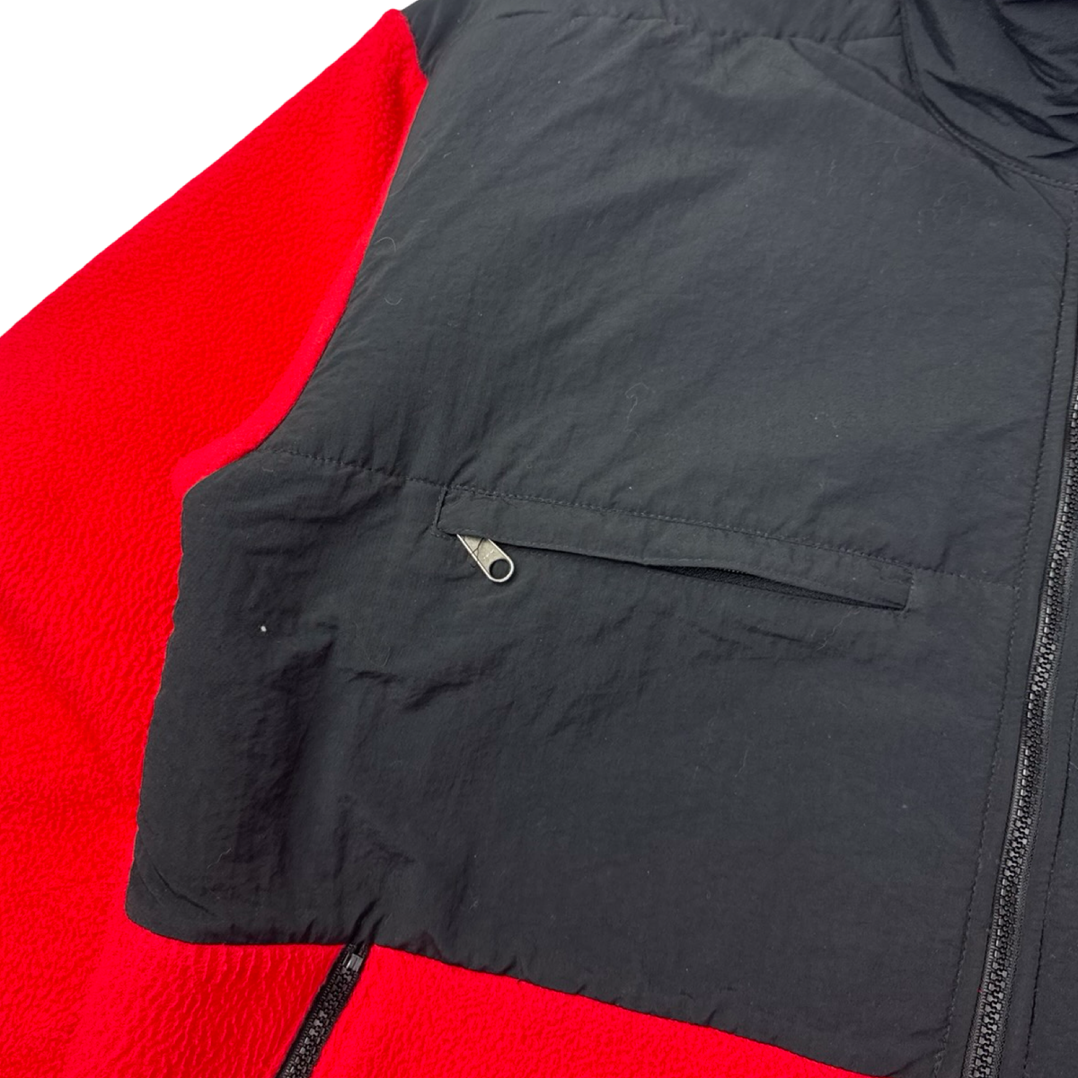 Vintage The North Face Denali Zip Up Jacket Red