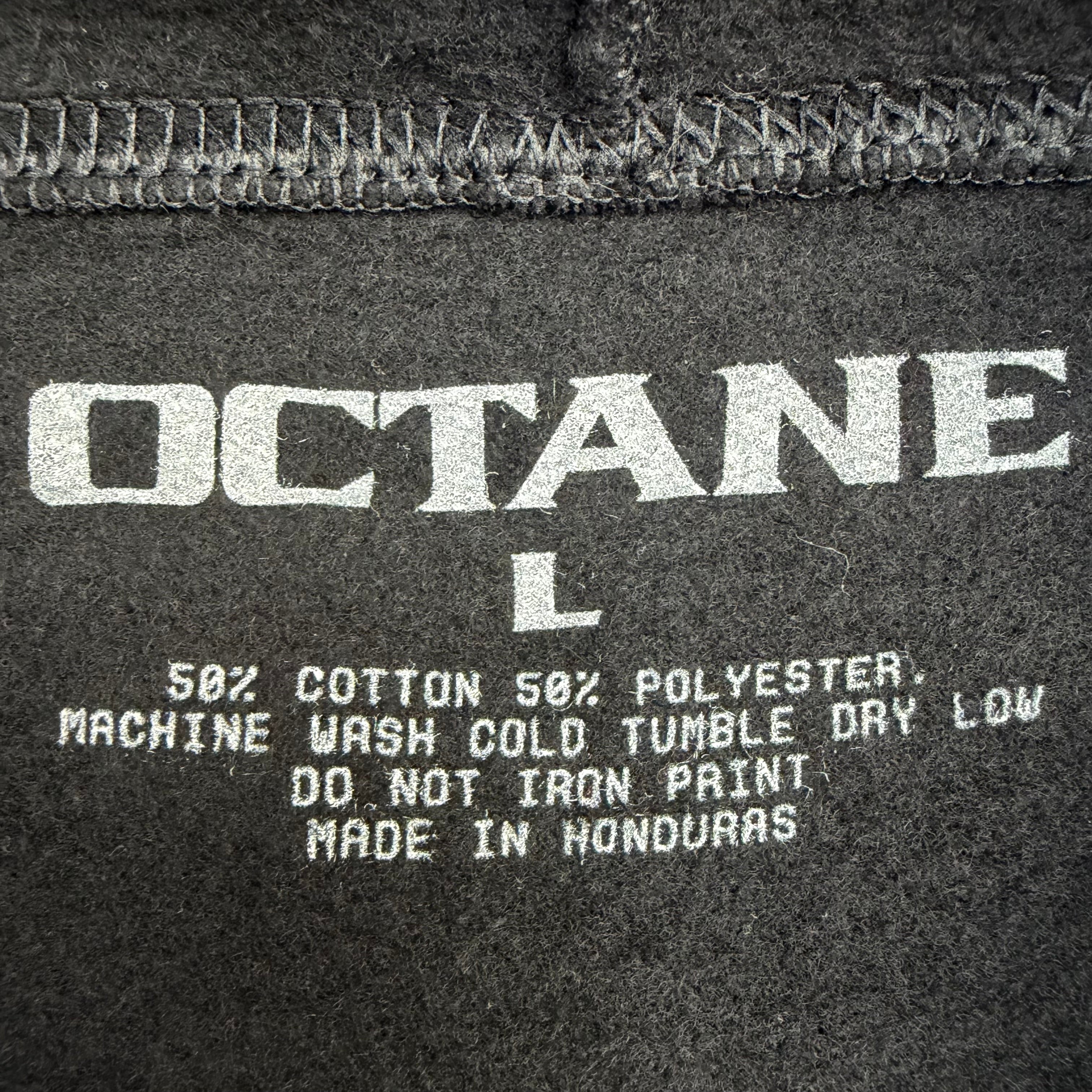 Travis Scott Octane Zip Up Hoodie Black