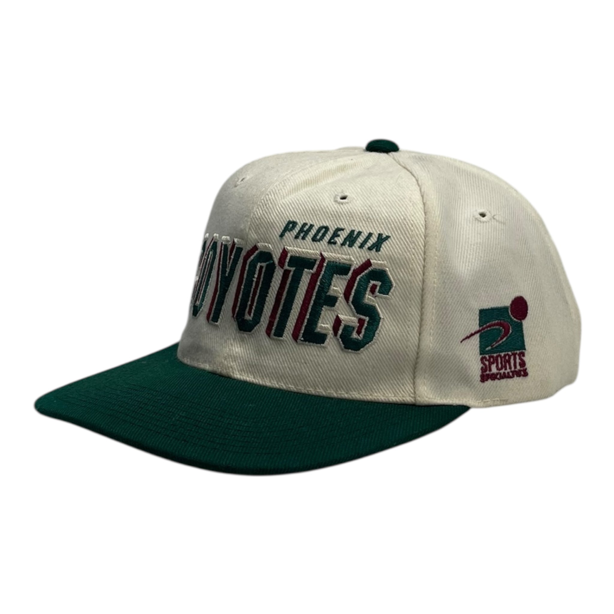 Vintage Phoenix Coyotes Laser Hat Green