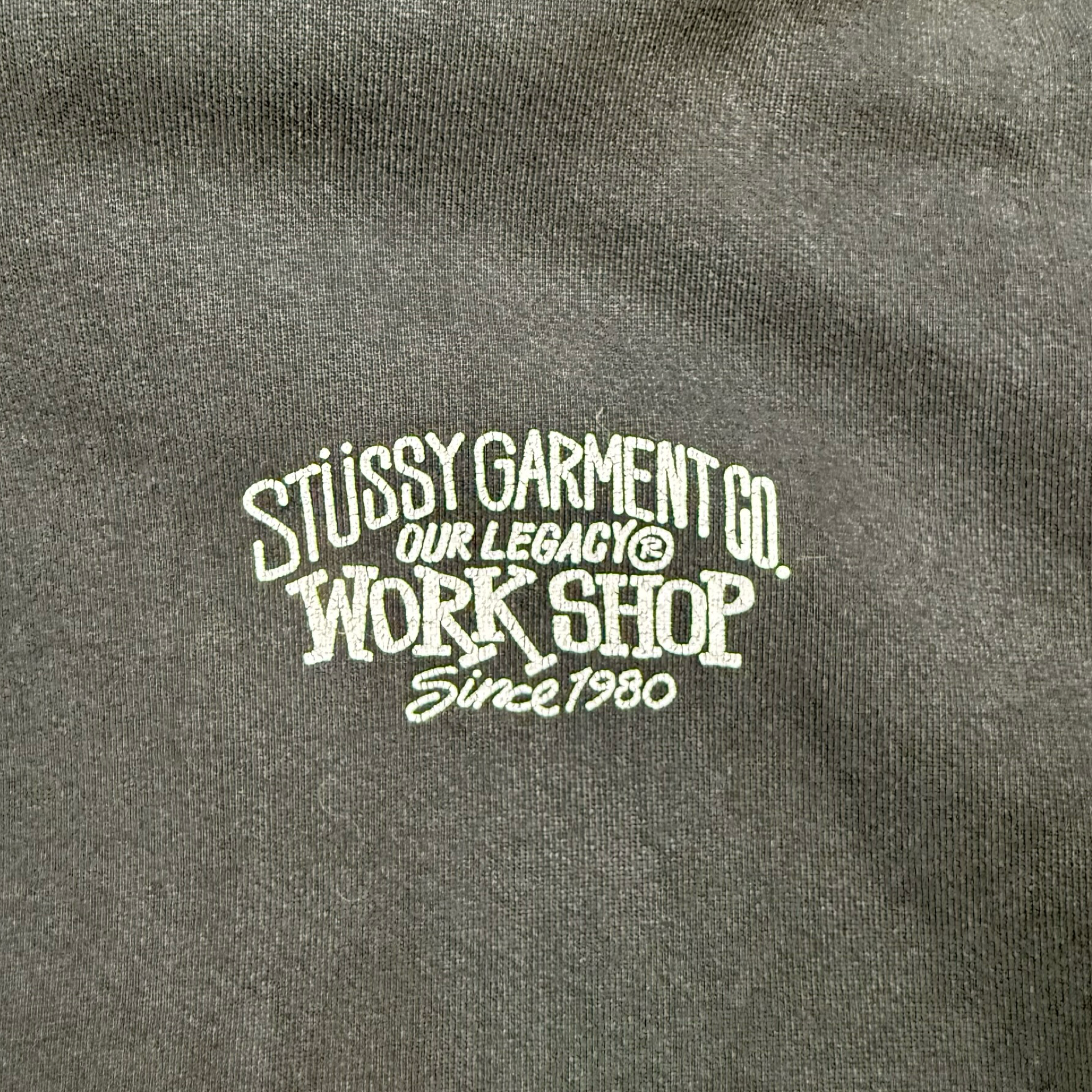 Stussy x Our Legacy Workshop Pigment Dye Hoodie Black