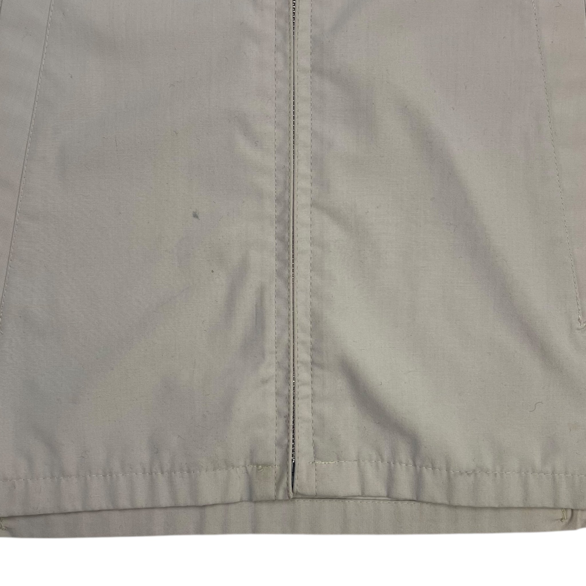 Vintage Blank Cropped Zip Up Jacket