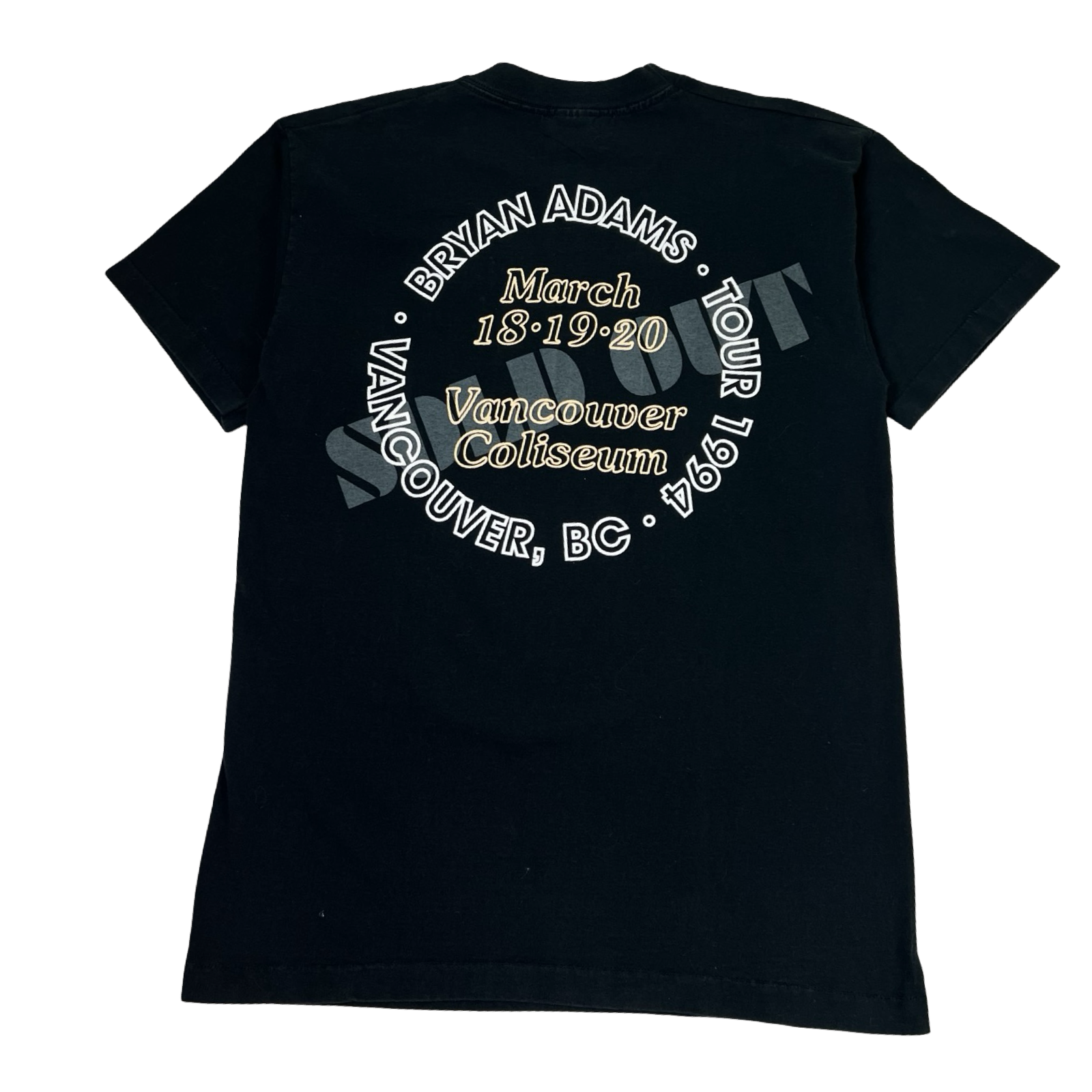 Vintage 1994 Bryan Adams Vancouver Tour T-Shirt