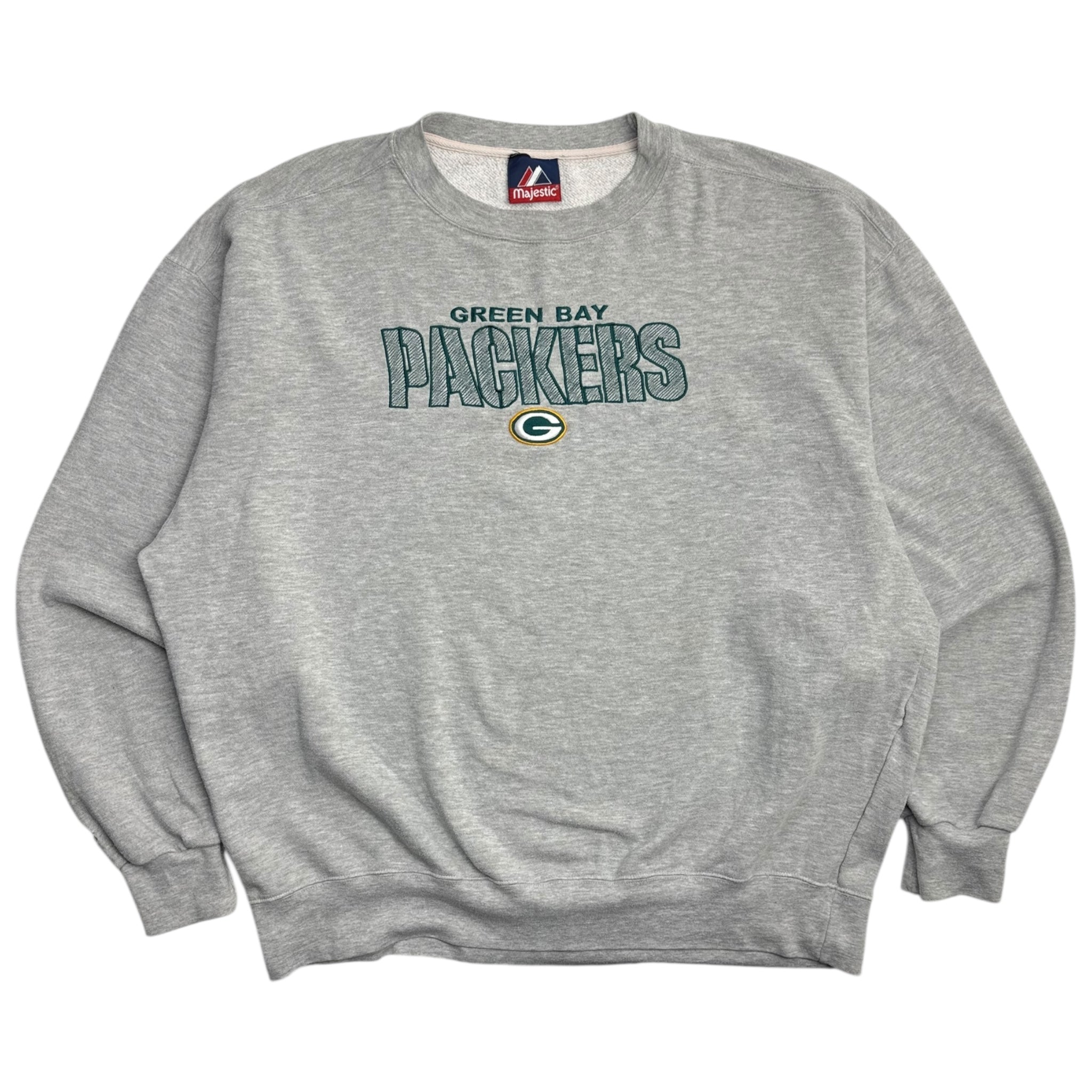Vintage Green Bay Packers Embroidered Crewneck