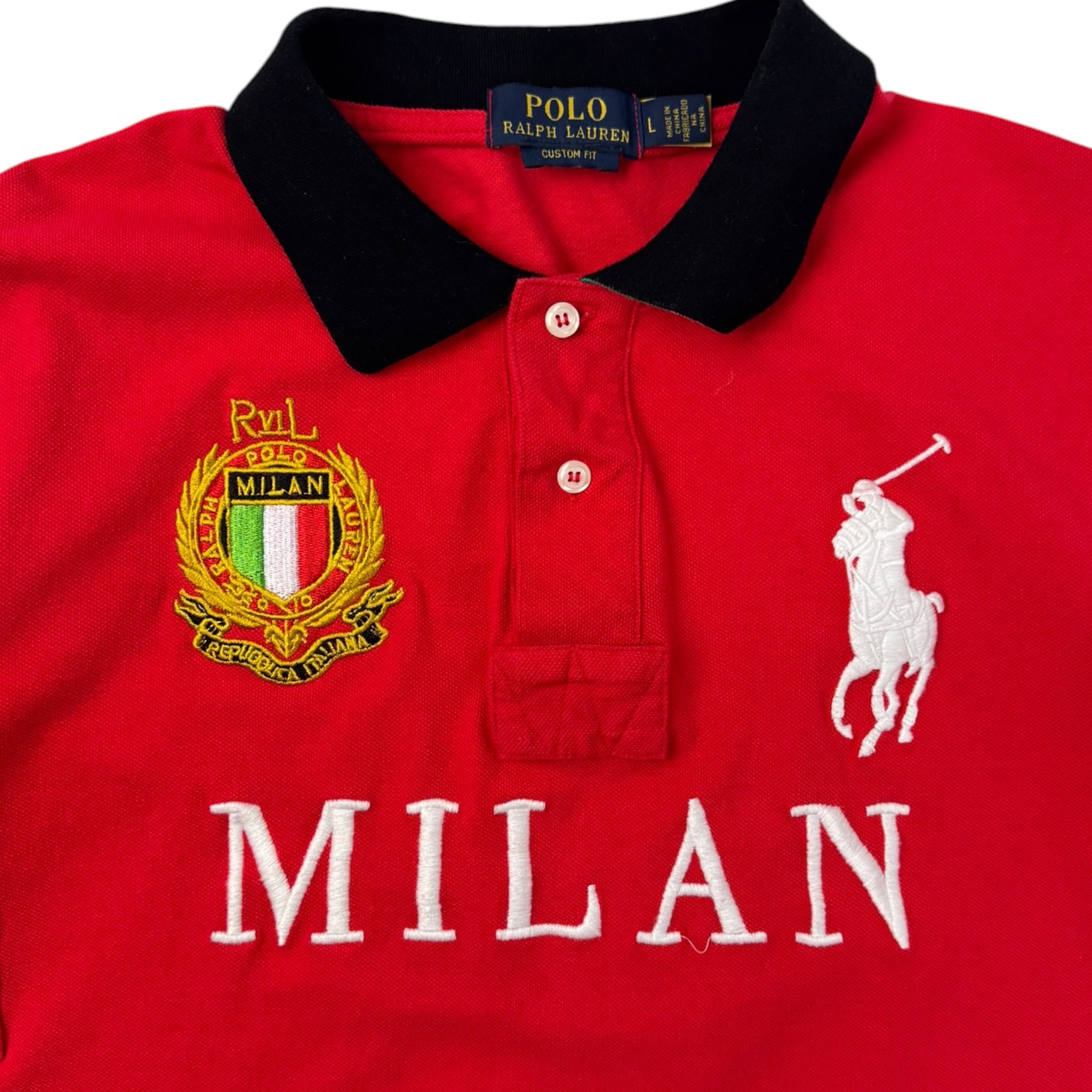 Polo Ralph Lauren Big Pony Milan Stadium Shirt Red