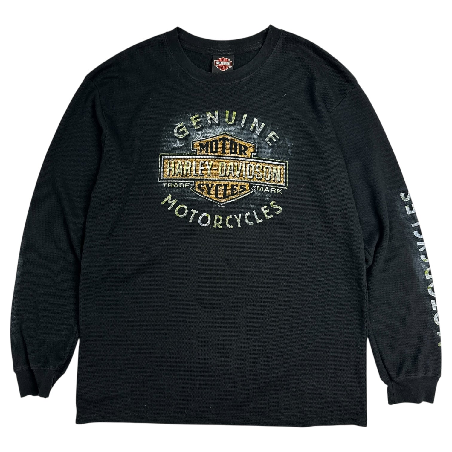 Vintage Harley Davidson France Thermal Long Sleeve