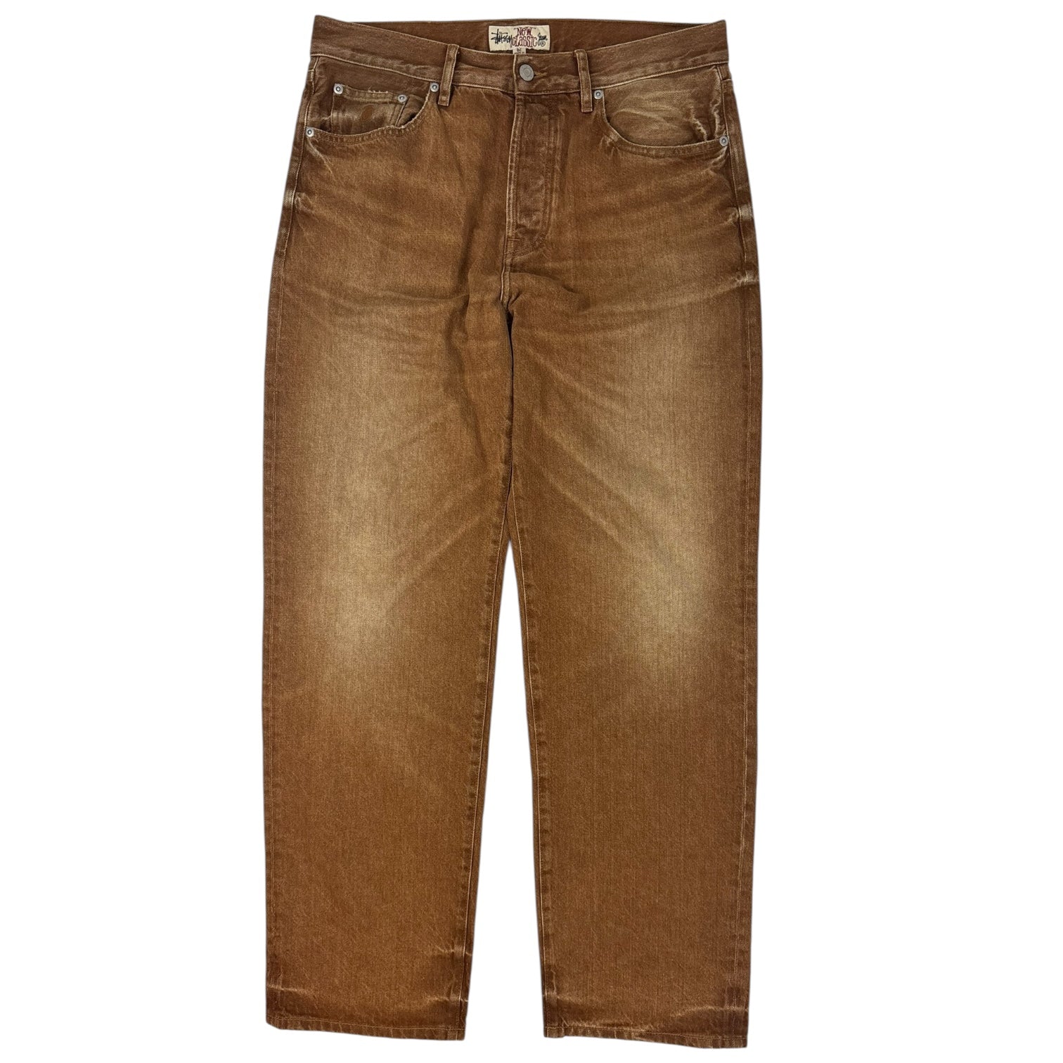 Stussy New Classic Jean Denim Vintage Brown