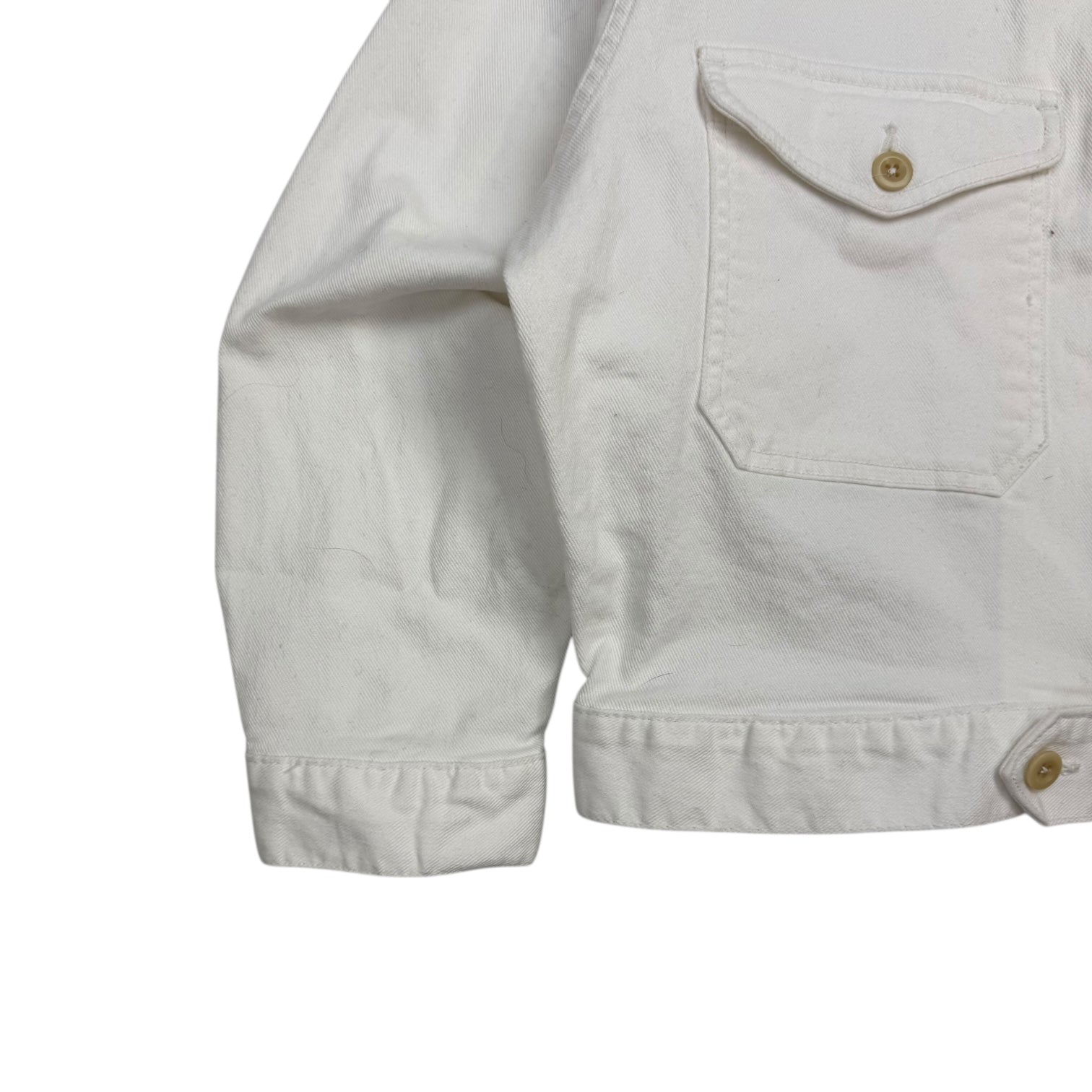 Buck Mason Felted Wool Rider Jacket White