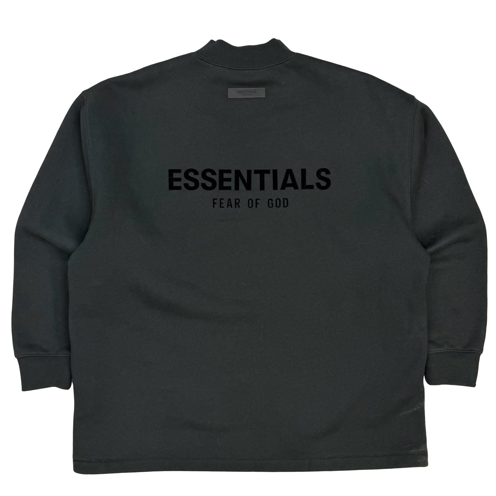 Fear of God Essentials Mock Neck Sweater Black