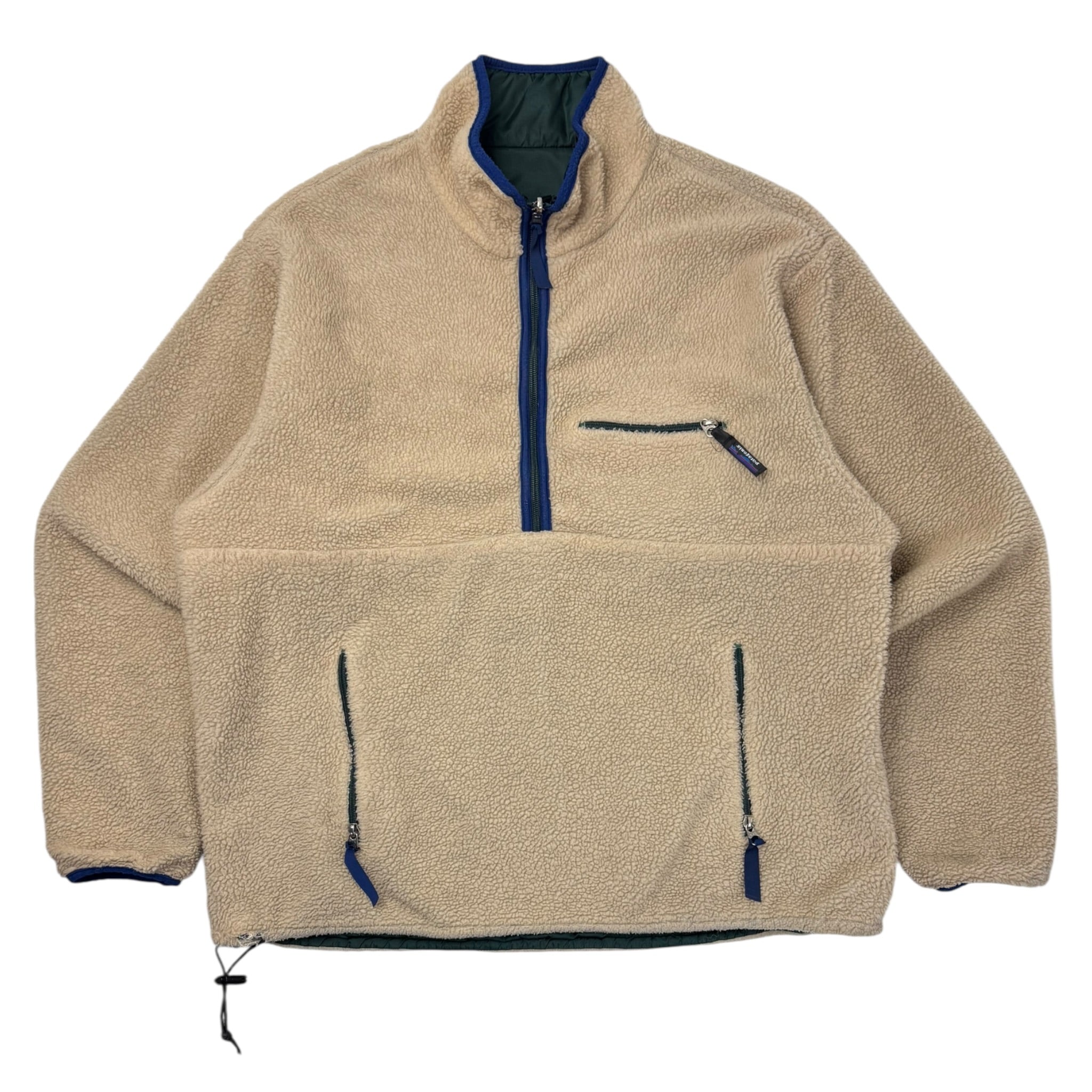 1993 Patagonia Reversible Glissade Jacket Oatmeal