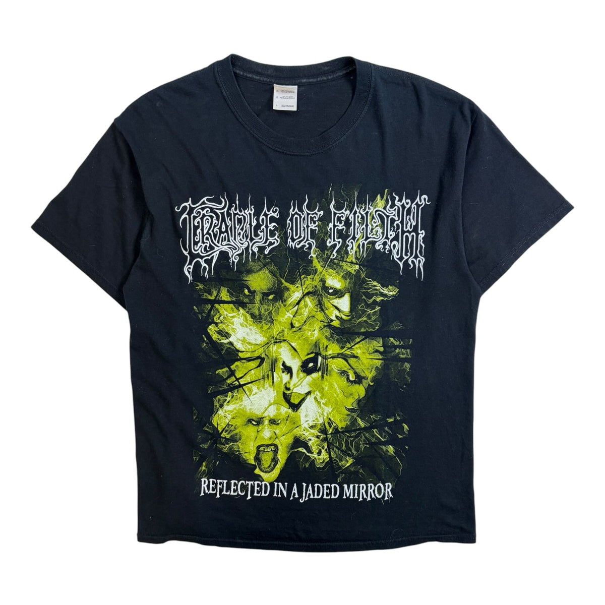 Vintage 2003 Cradle Of Filth Reflected In A Jaded Mirror T-Shirt Black