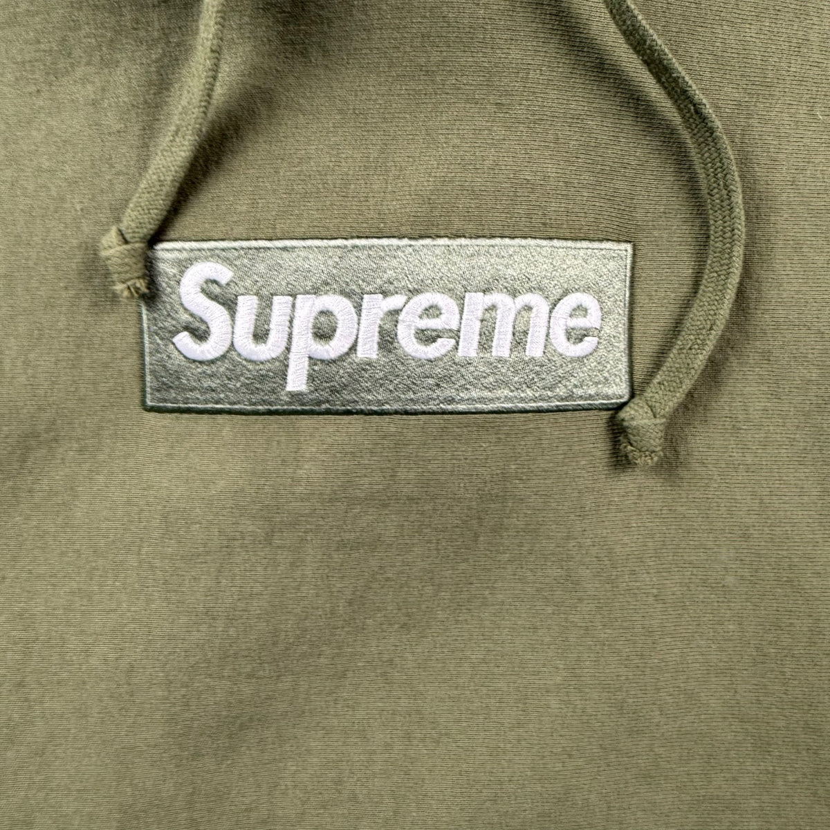 Supreme Box Logo Hoodie Sage