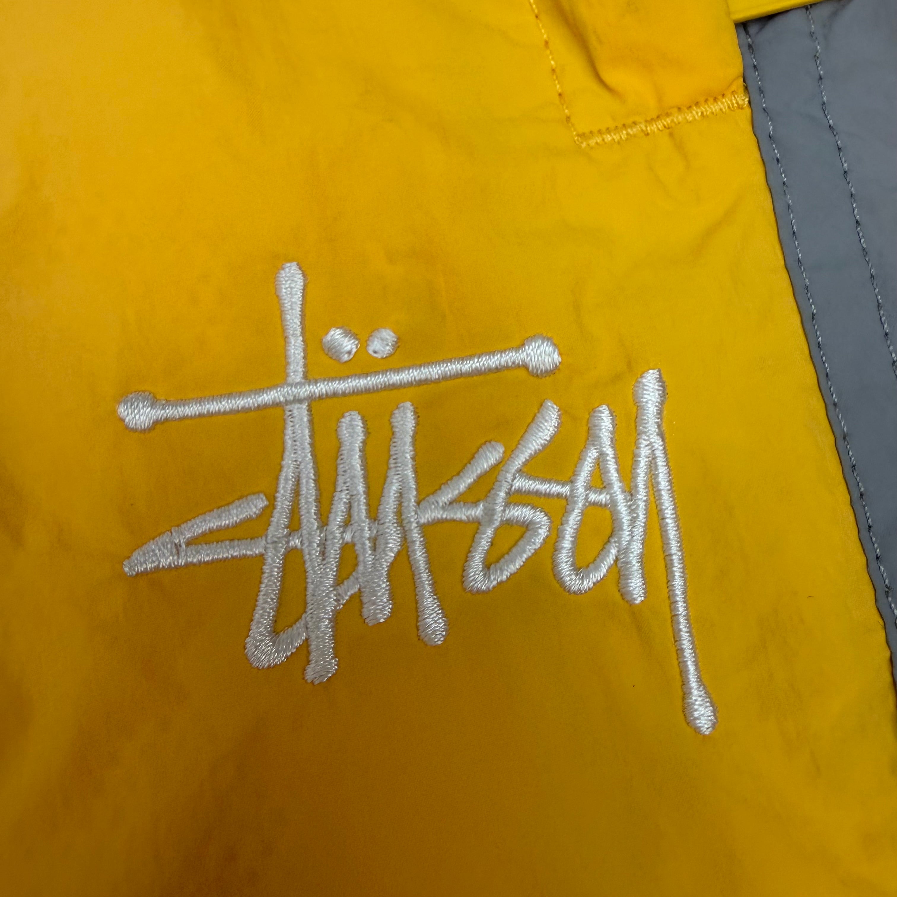 Stussy Nylon Track Pants Yellow