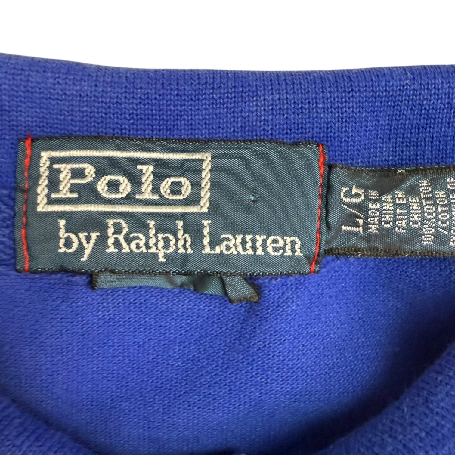 Vintage Polo Ralph Lauren Paris Polo Button Up Shirt Blue