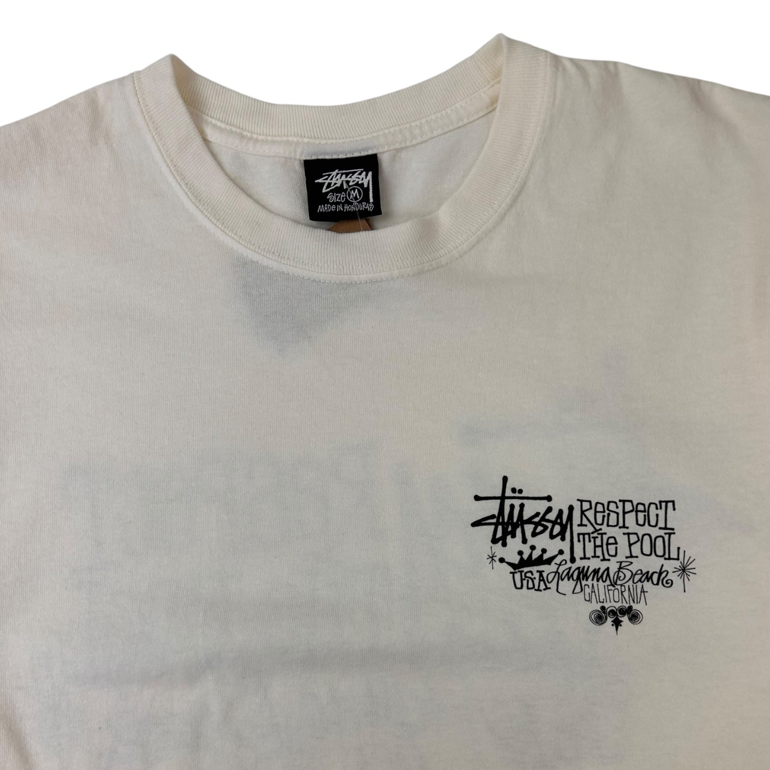 Stussy Respect The Pool T-Shirt White