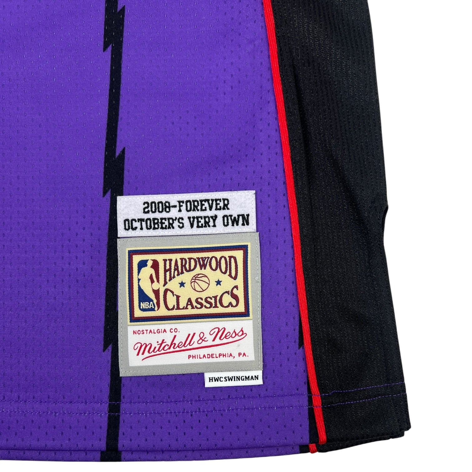 OVO x Mitchell & Ness Toronto Raptors Hardwood Classic Swingman Jersey Purple