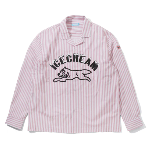 Billionaire Boys Club Icecream Stripe Shirt JP Exclusive Pink