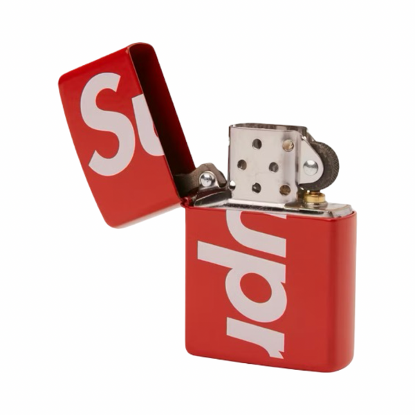 Supreme Logo Zippo Red