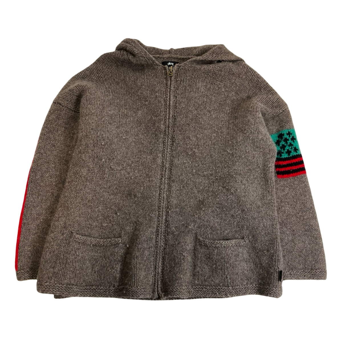 Stüssy x Denim Tears Zip-Up Knit Sweater