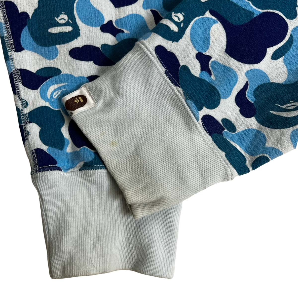 BAPE A Bathing Ape ABC Camo Blue Sweatshirt