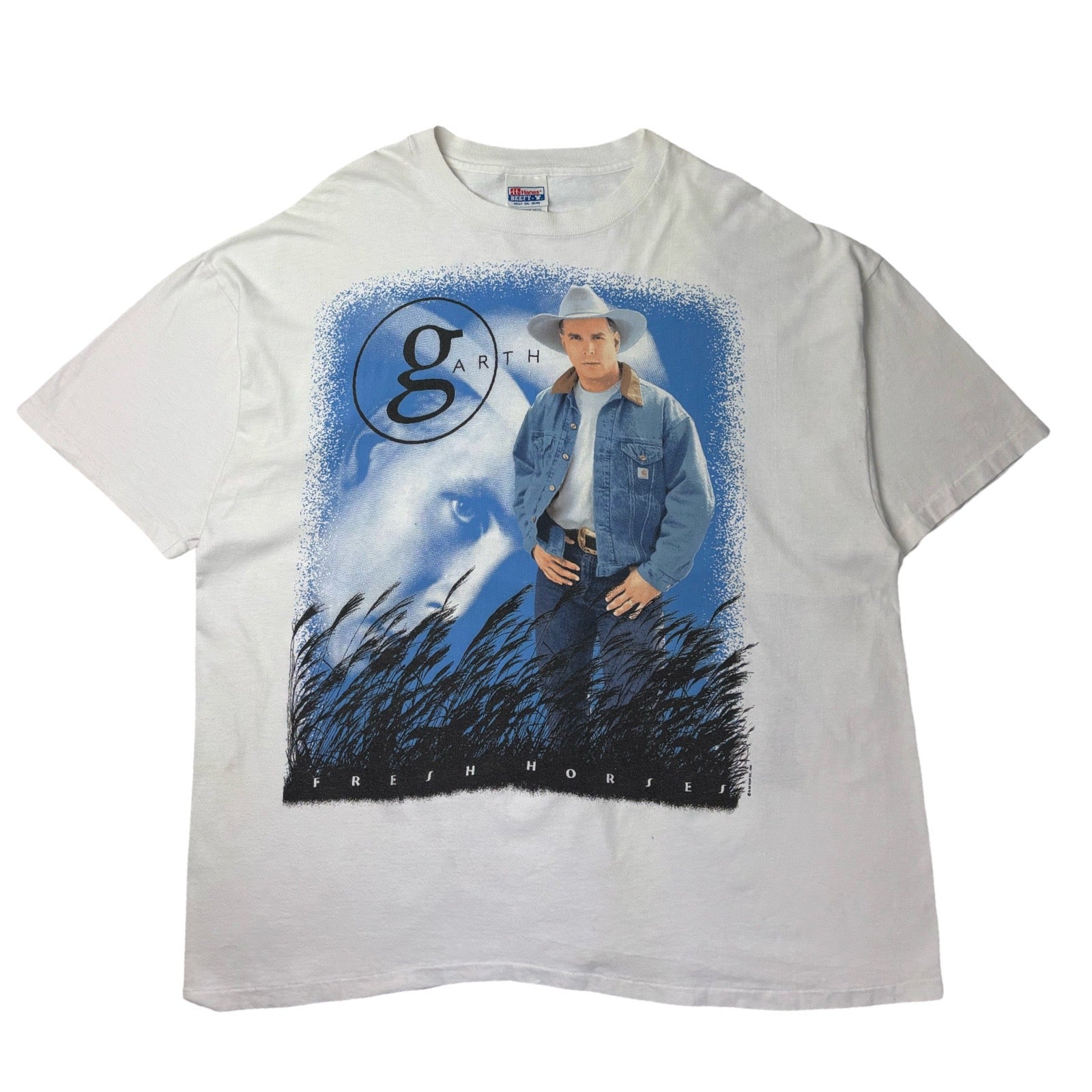 1996 Garth Brooks Fresh Horse T-Shirt White