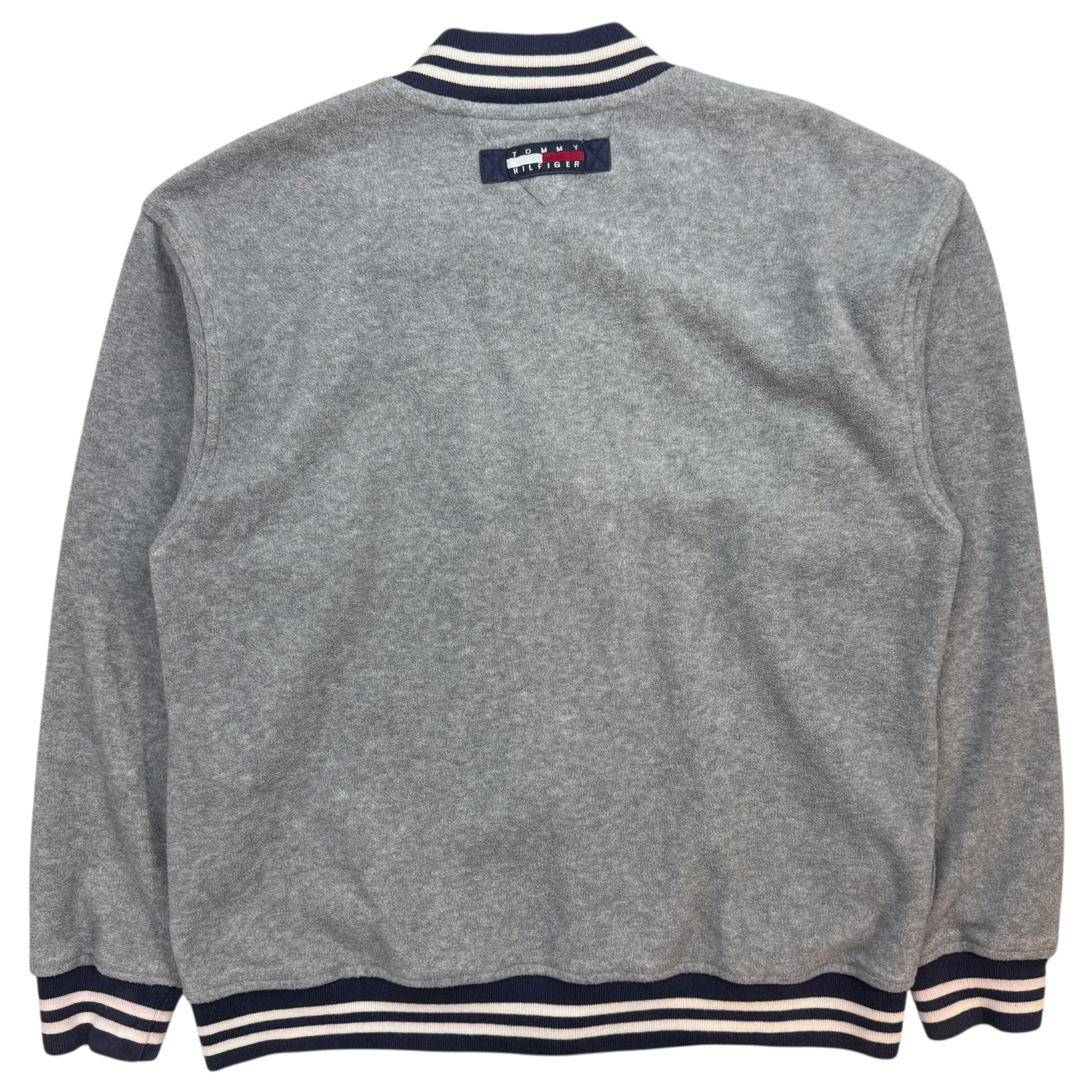 Vintage Tommy Hilfiger Bomber Jacket Grey
