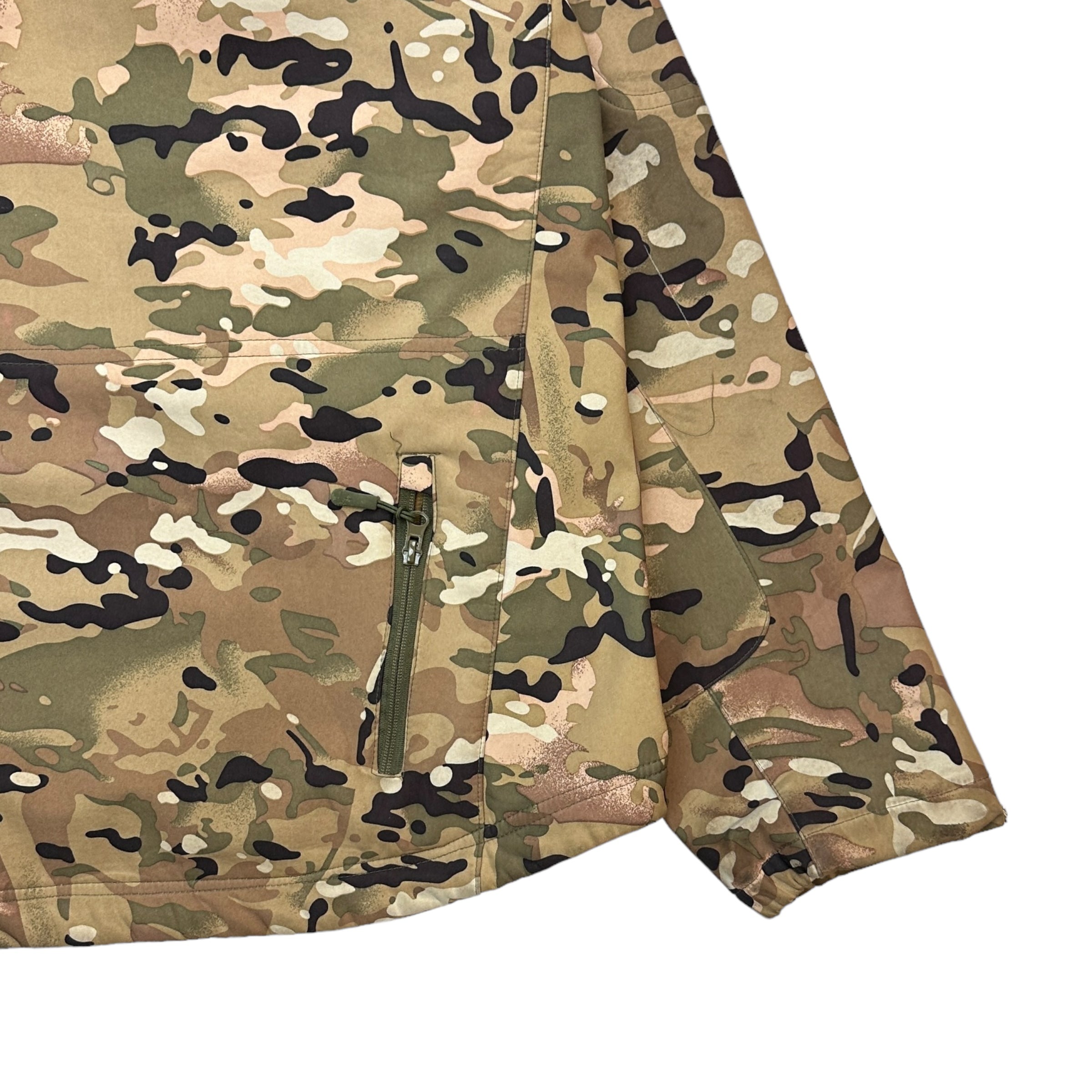 Vintage Military Camo Rain Jacket