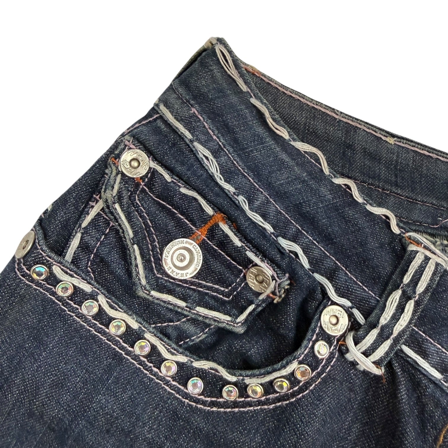 (W) Vintage Monica’s Jeans Denim Pants Dark Wash