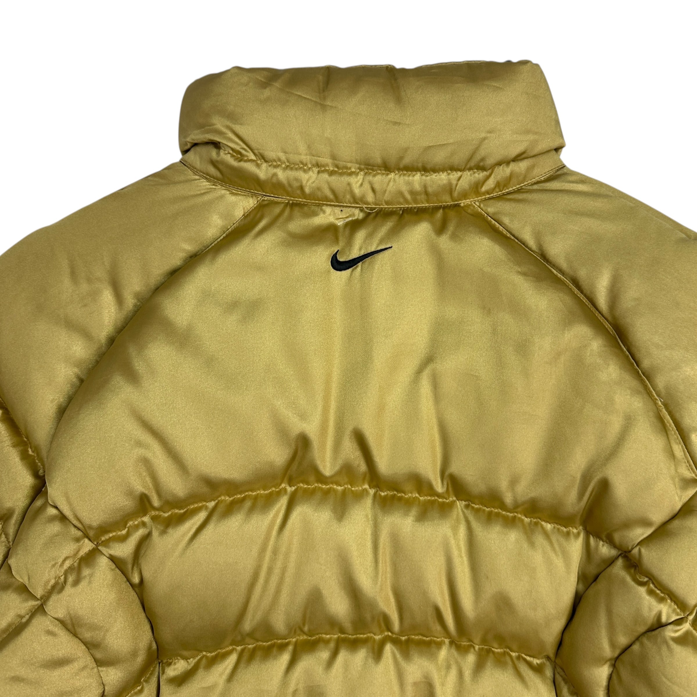 Vintage Nike Women’s Metallic Gold Puffer Jacket