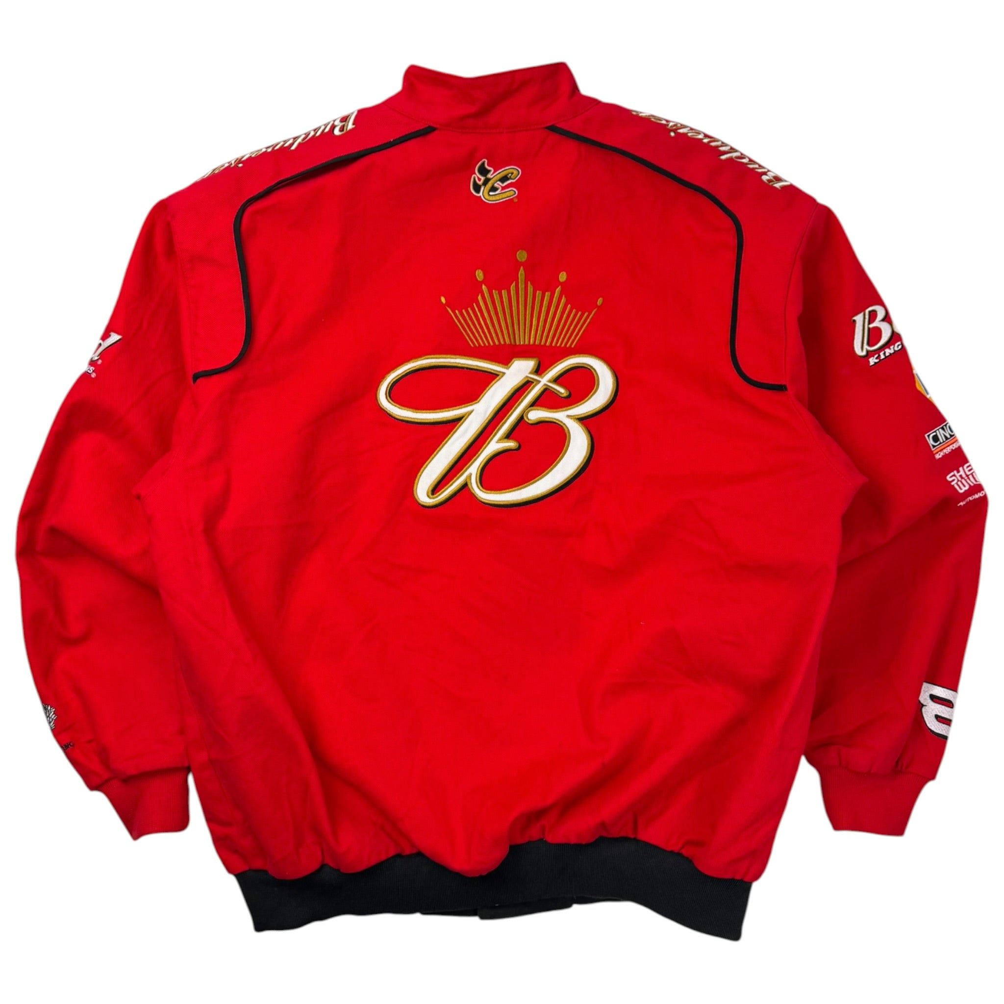 Vintage Bud ‘King of Beers’ Nascar Promo Racing Jacket