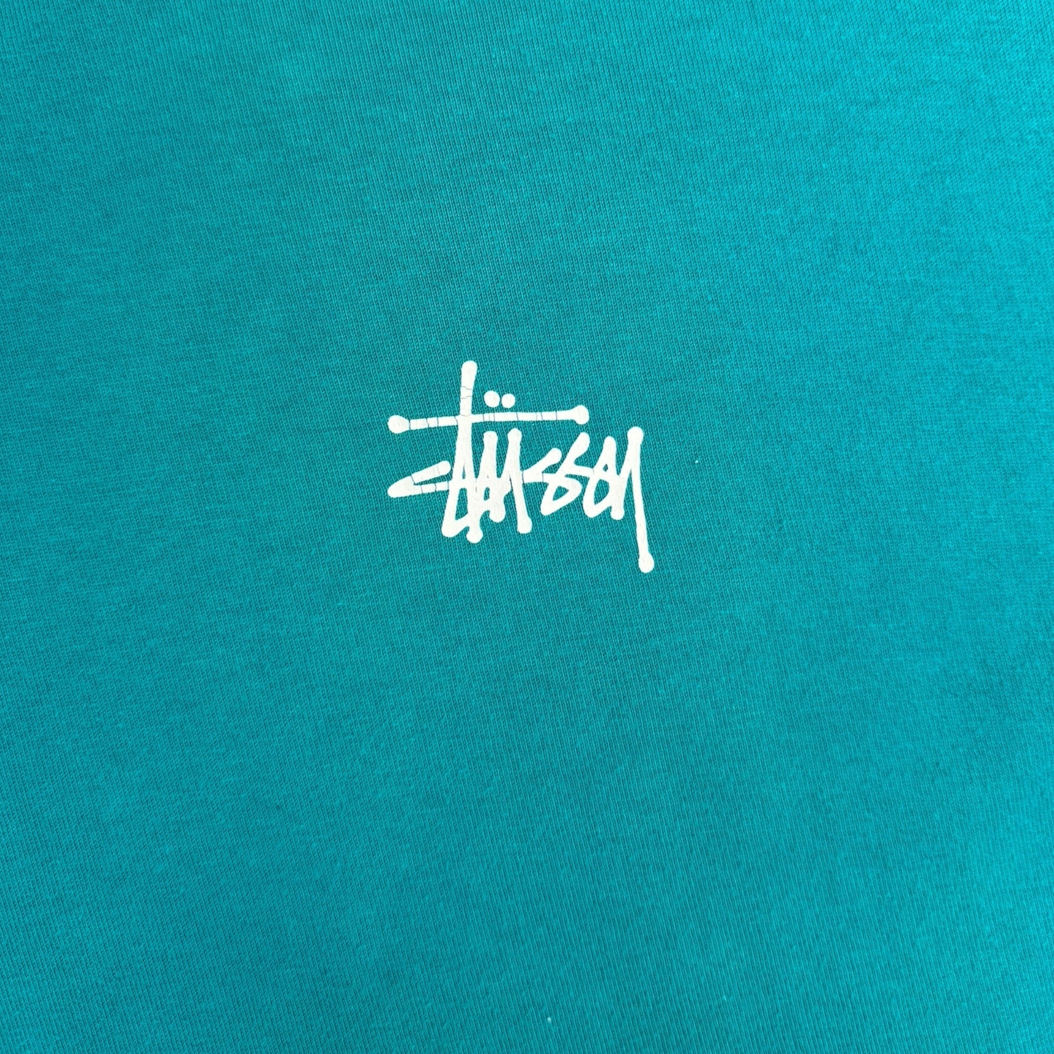 Stüssy Classic Logo Longsleeve Aqua/Teal