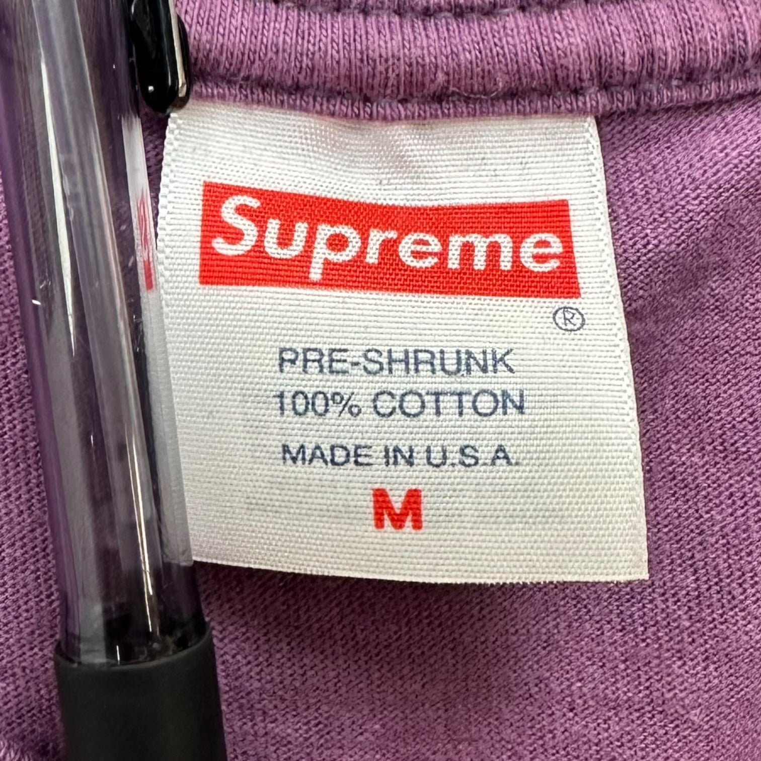 Supreme Tonal Box Logo Tee Dusty Purple