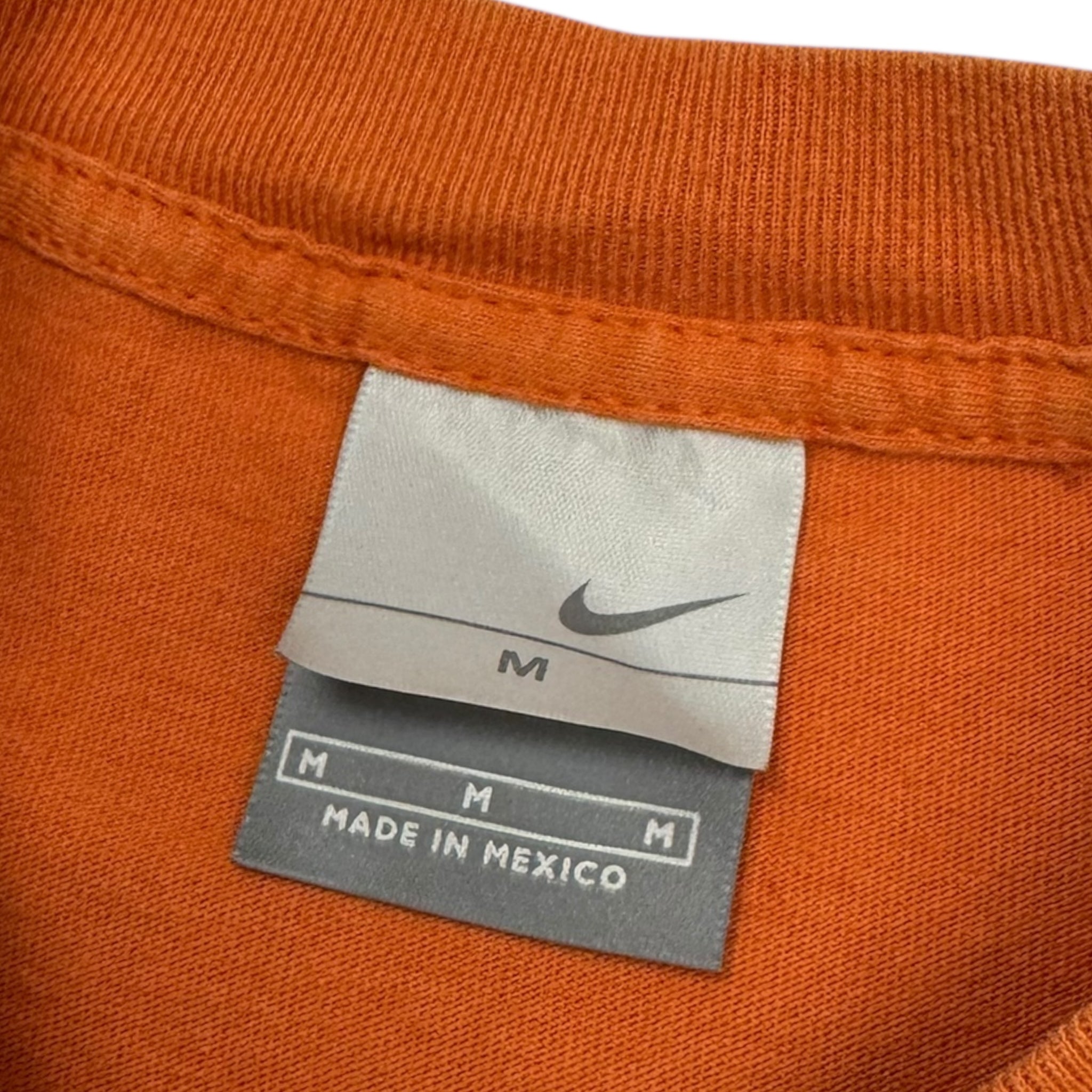 Vintage Nike Pocket Swoosh & Spellout T-Shirt Orange